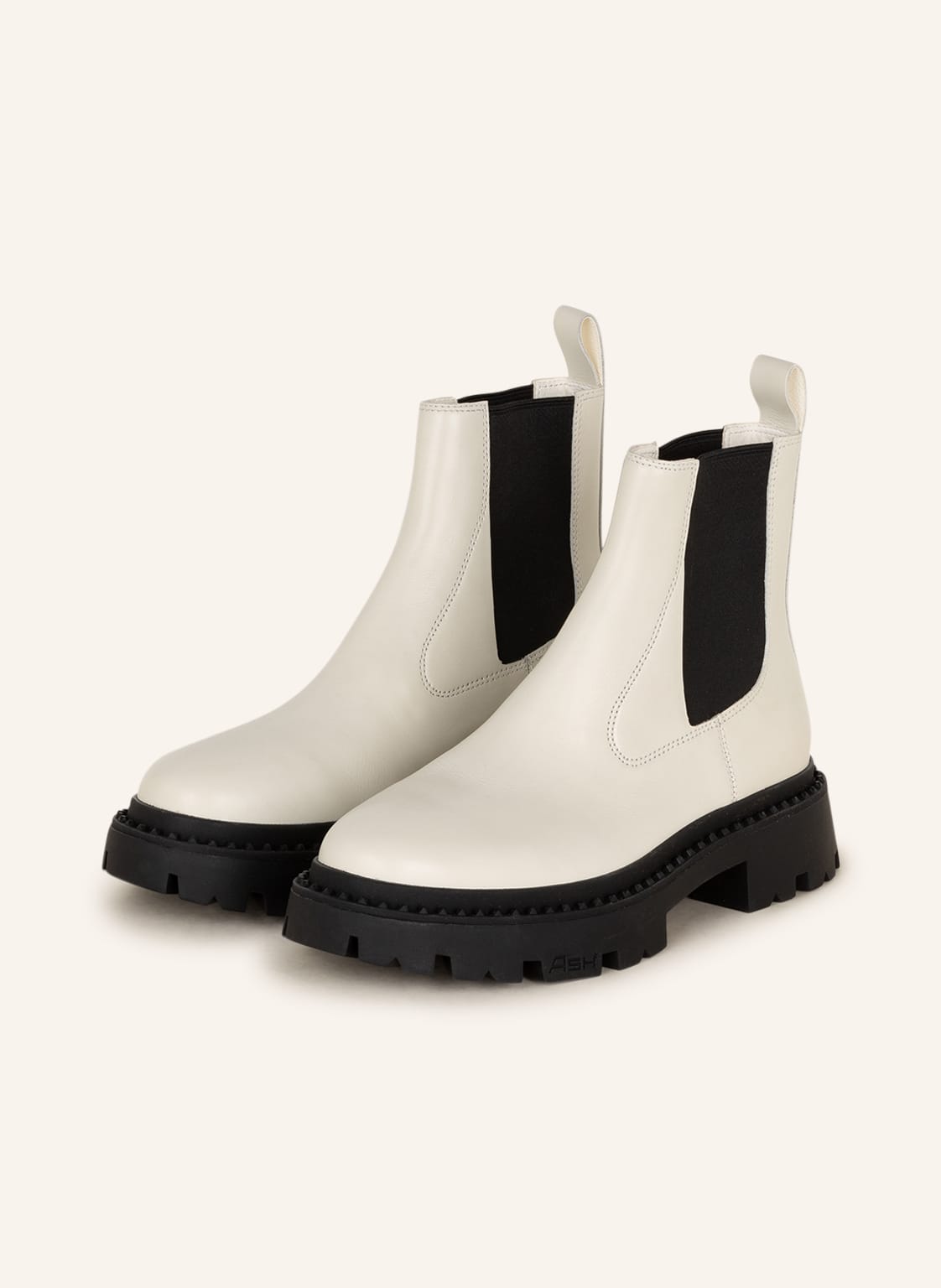 Image of Ash Chelsea-Boots Genesis weiss