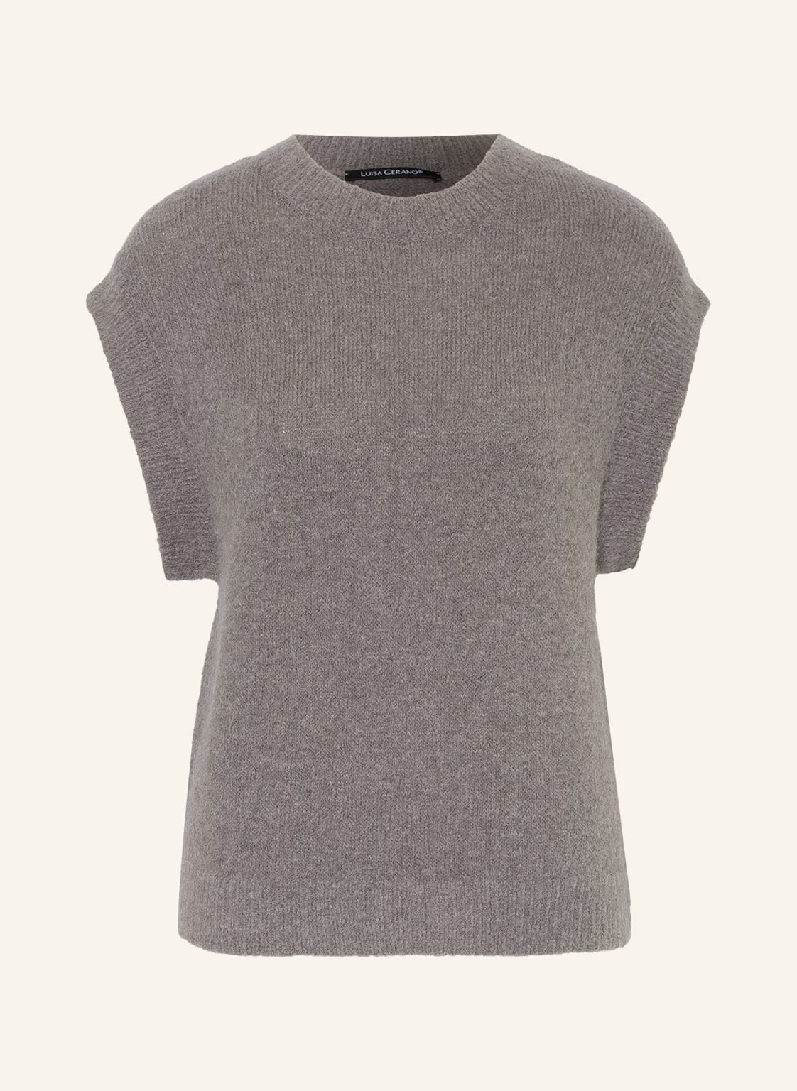 Image of Luisa Cerano Alpaka-Pullunder beige