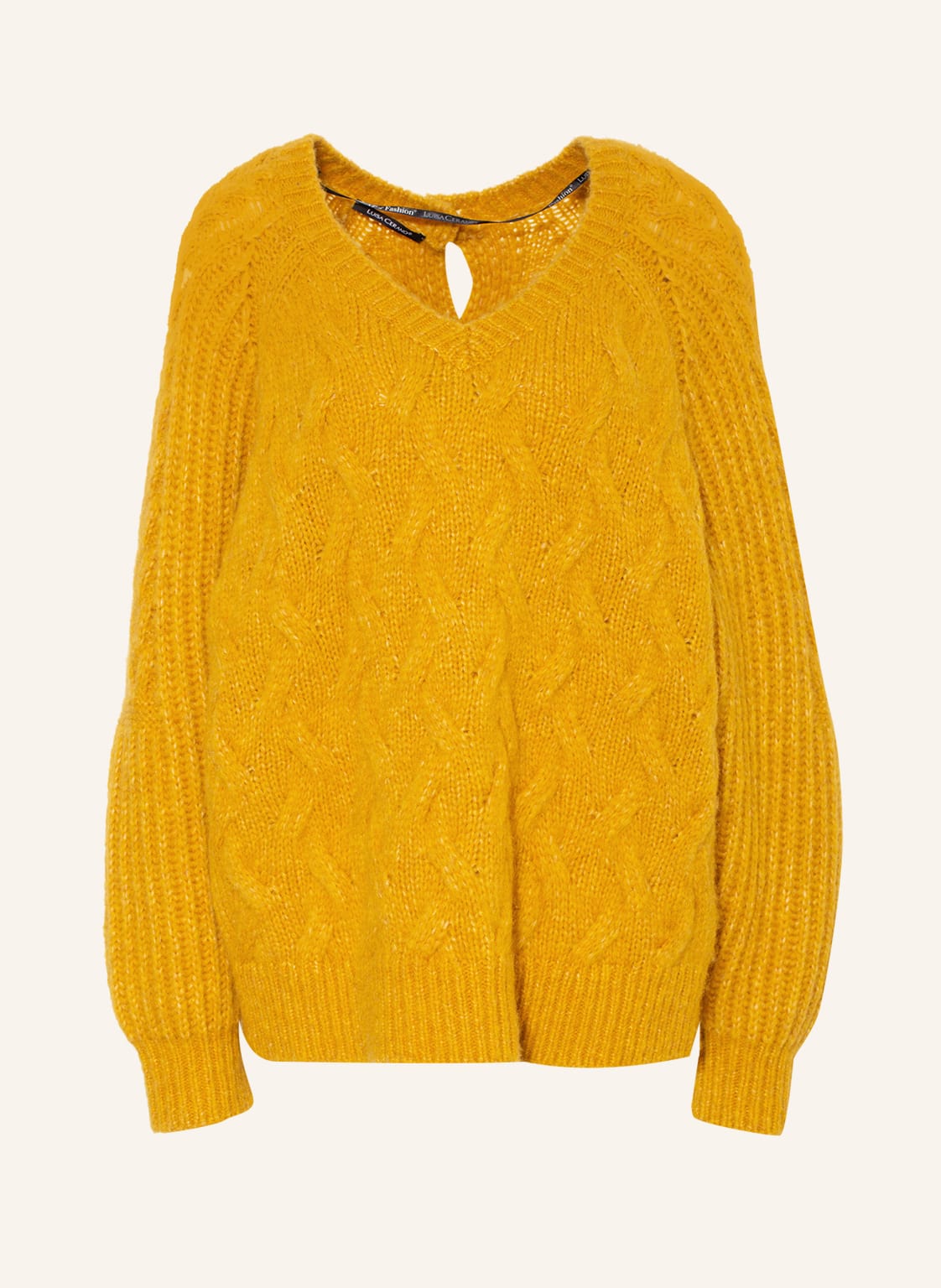 Image of Luisa Cerano Strickjacke Mit Alpaka gelb