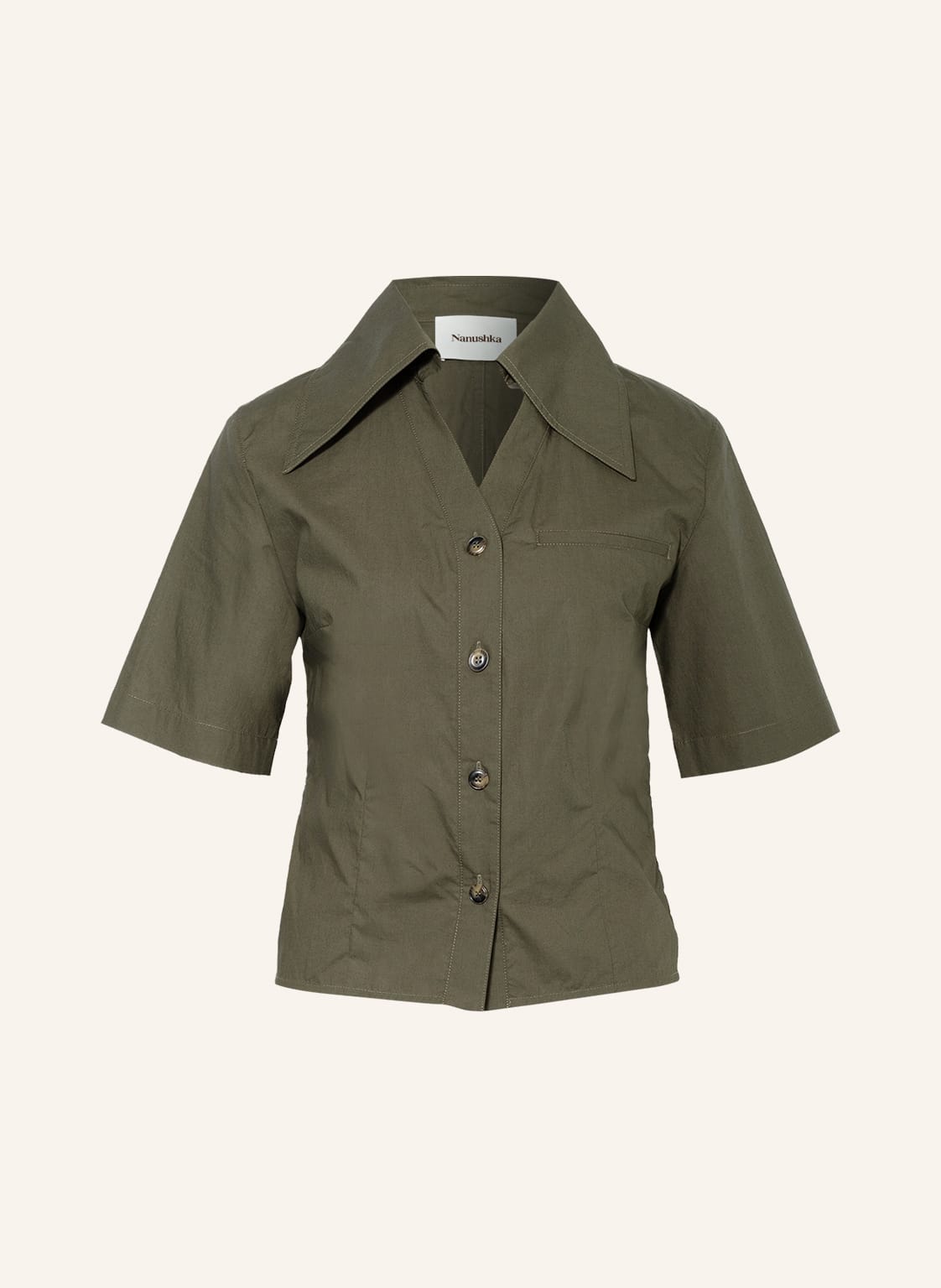 Image of Nanushka Hemdbluse Yusra gruen