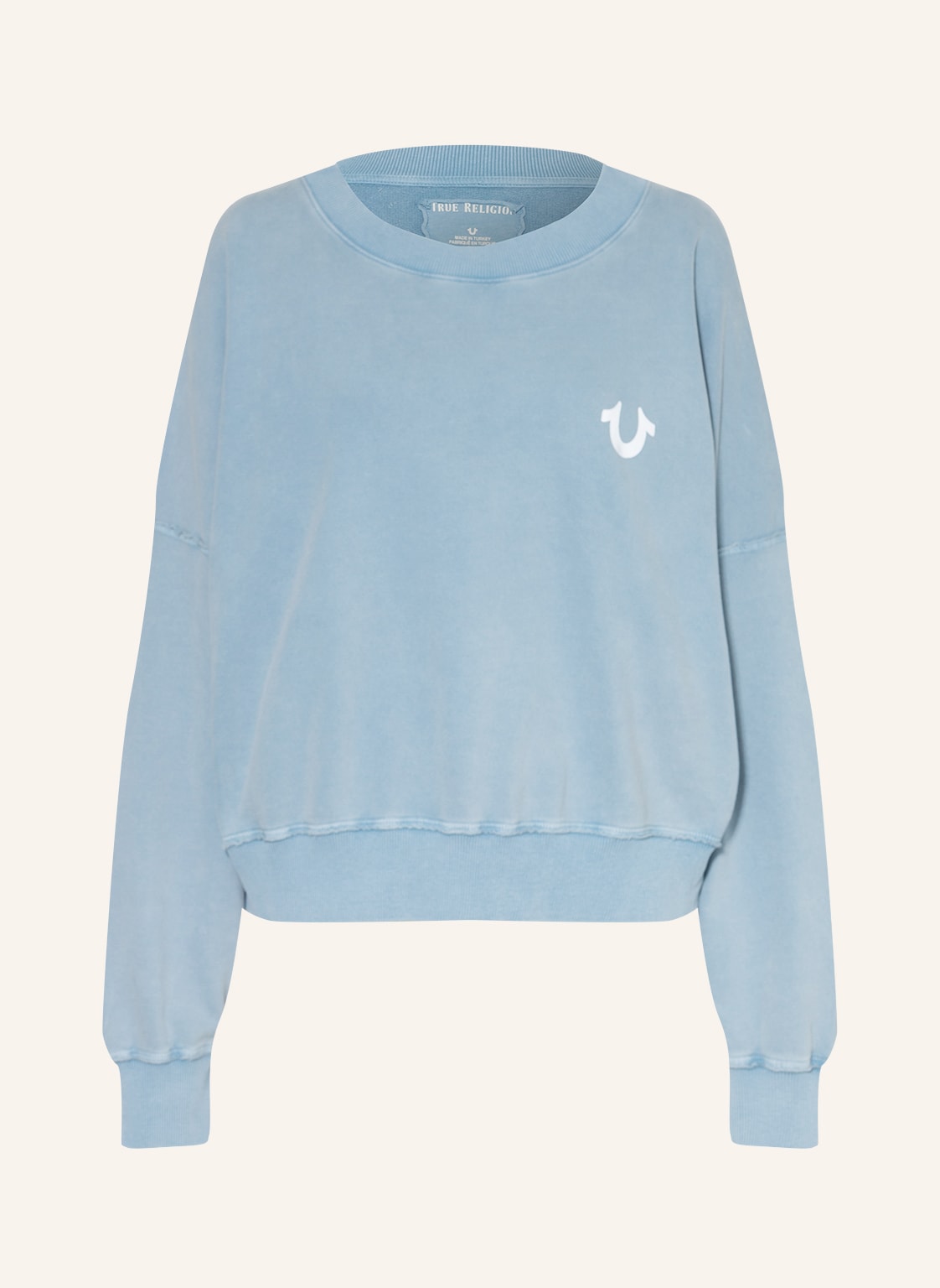Image of True Religion Oversized-Sweatshirt blau