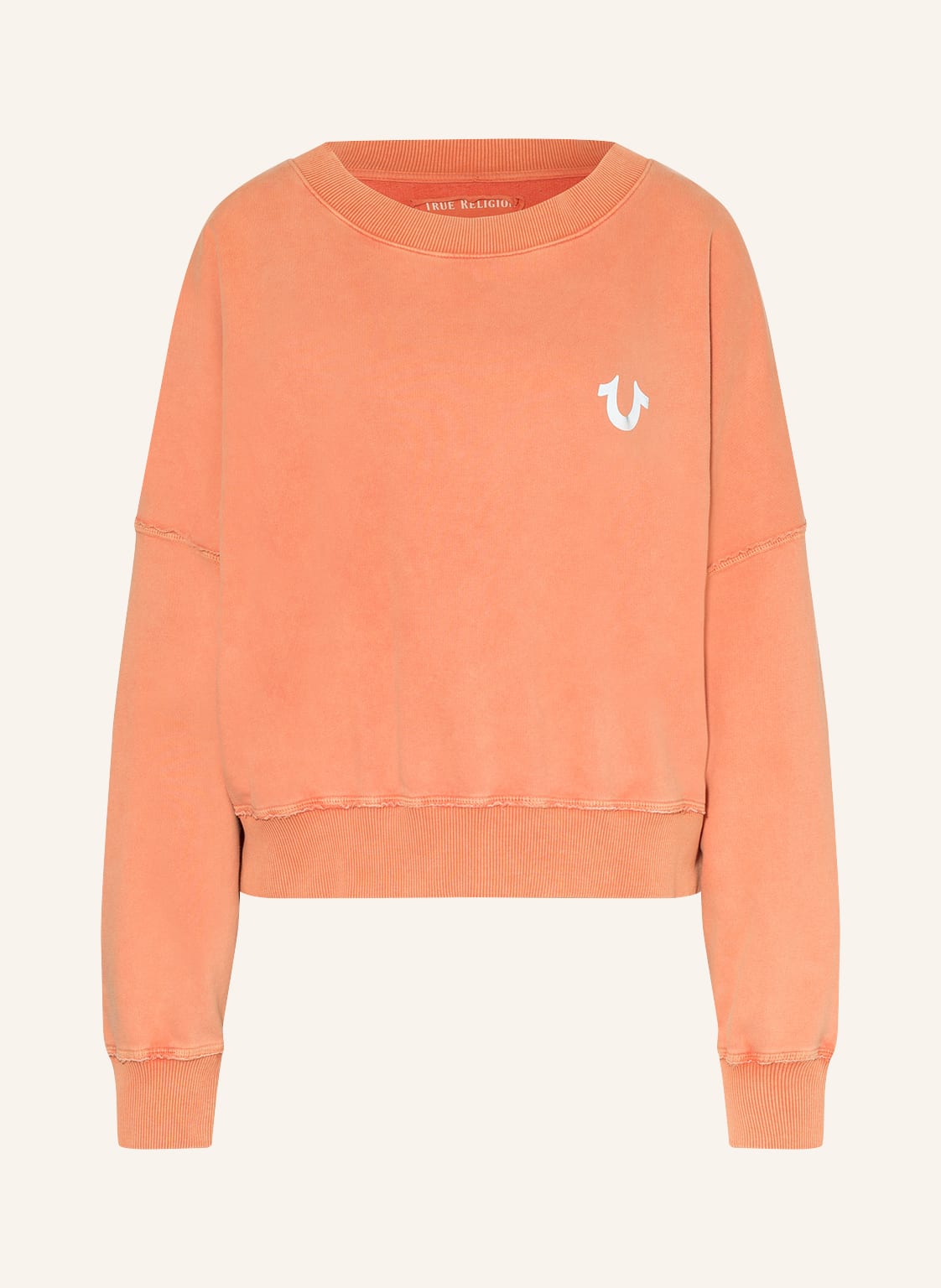 Image of True Religion Oversized-Sweatshirt orange