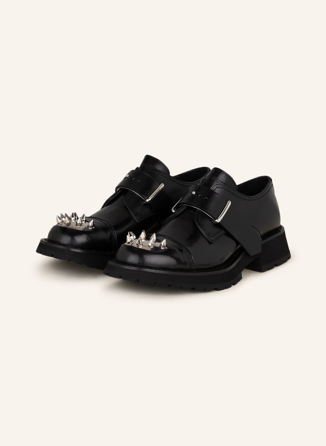 Image of Alexander Mcqueen Monks Punk schwarz
