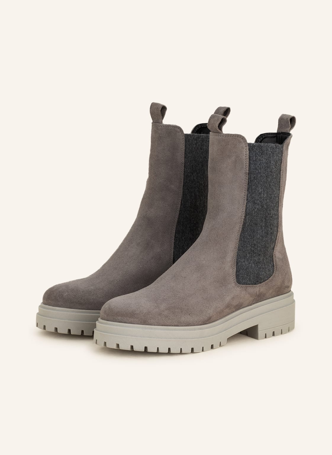 Image of Darling Harbour Chelsea-Boots grau