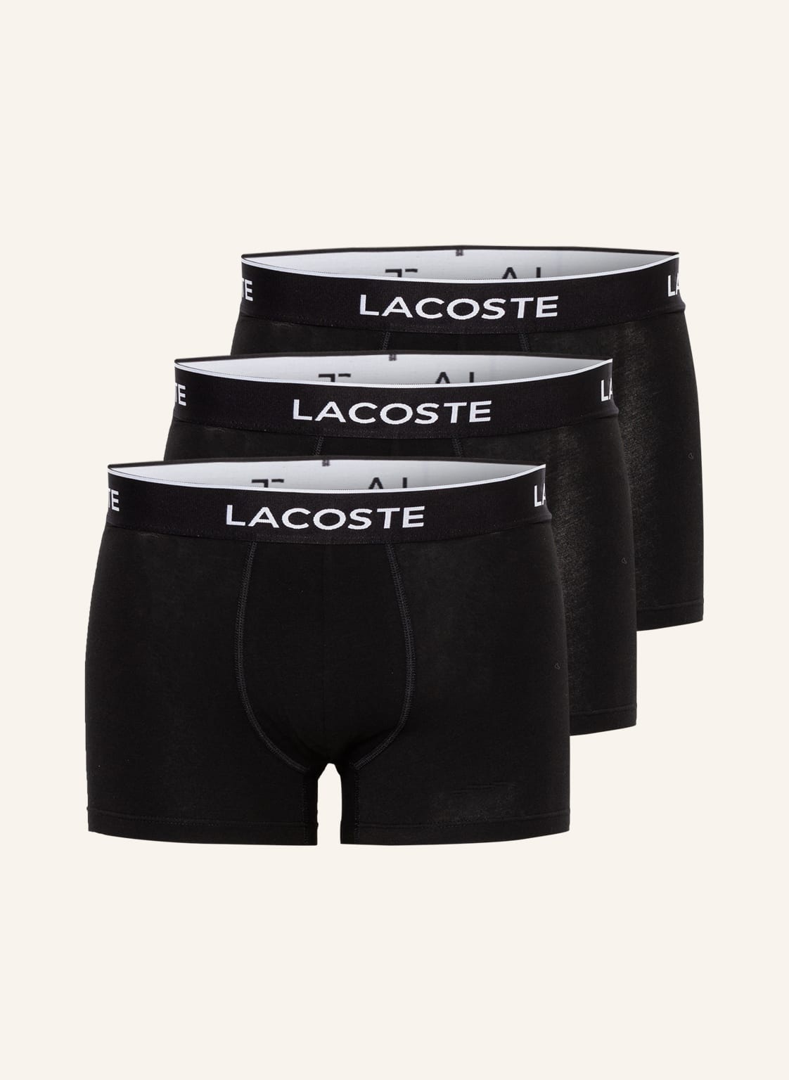 Image of Lacoste 3er-Pack Boxershorts schwarz