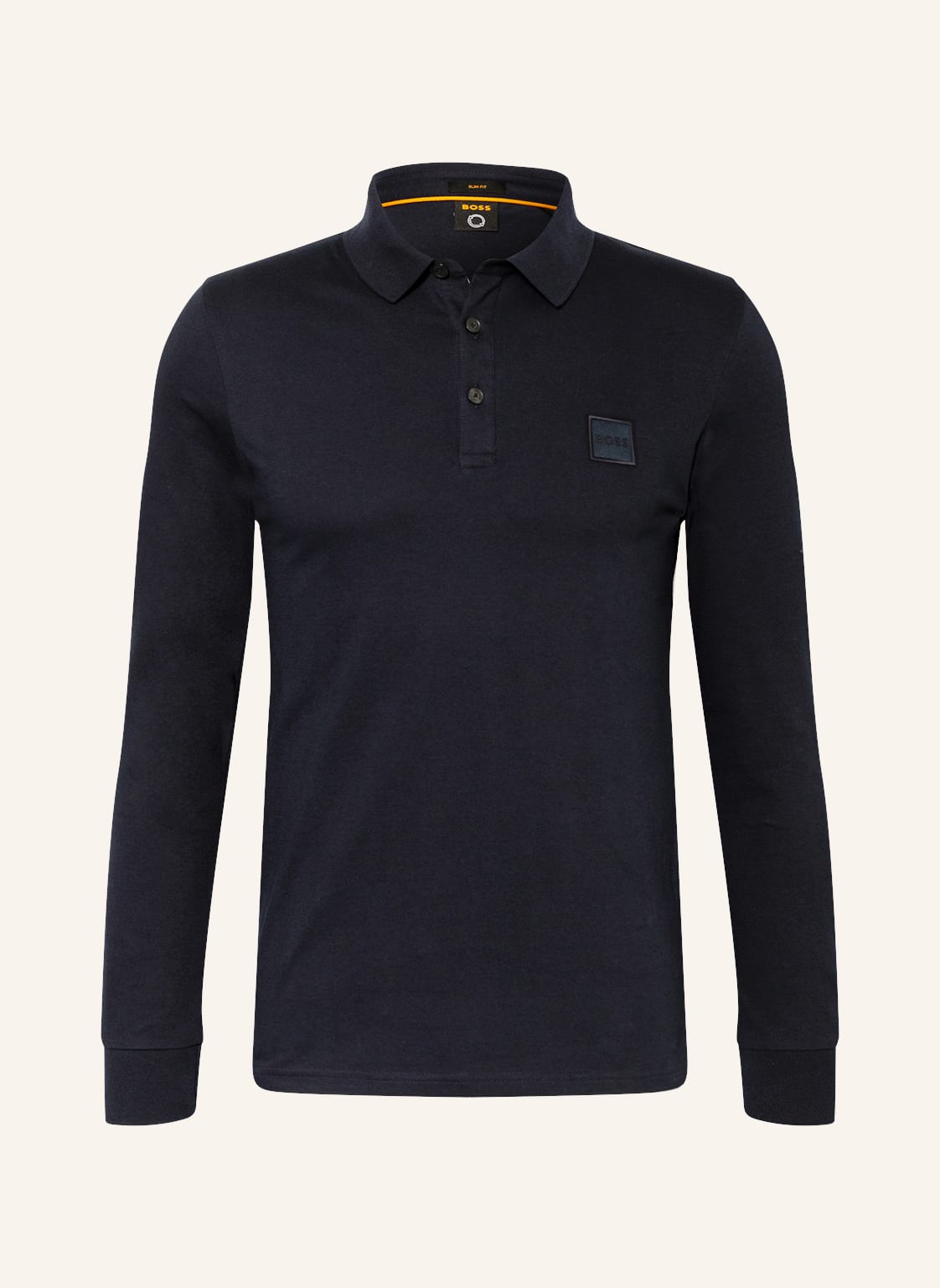Image of Boss Piqué-Poloshirt Passerby Slim Fit blau