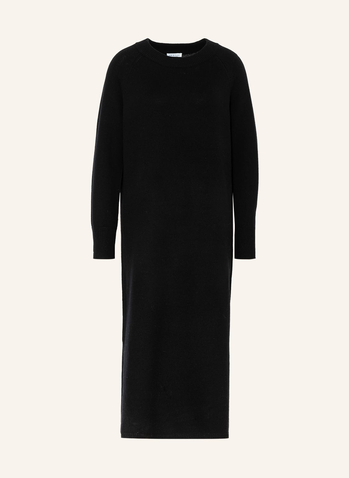 Image of Mrs & Hugs Strickkleid Mit Cashmere schwarz