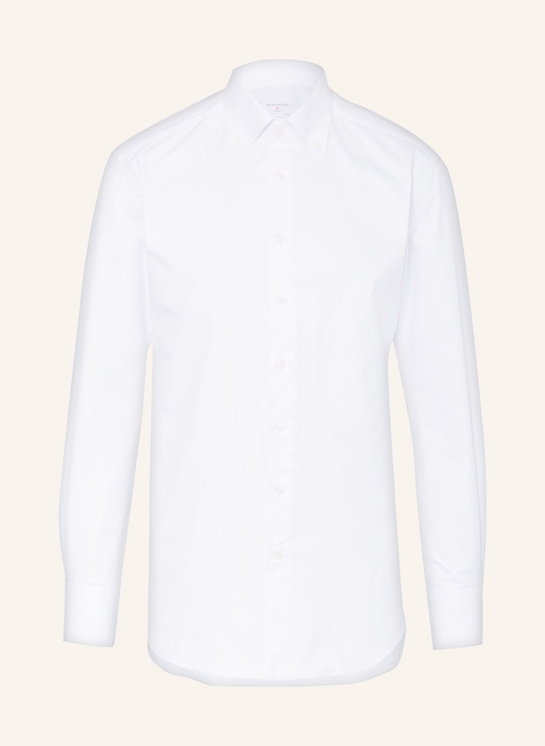 Image of Artigiano Piqué-Hemd Classic Fit weiss