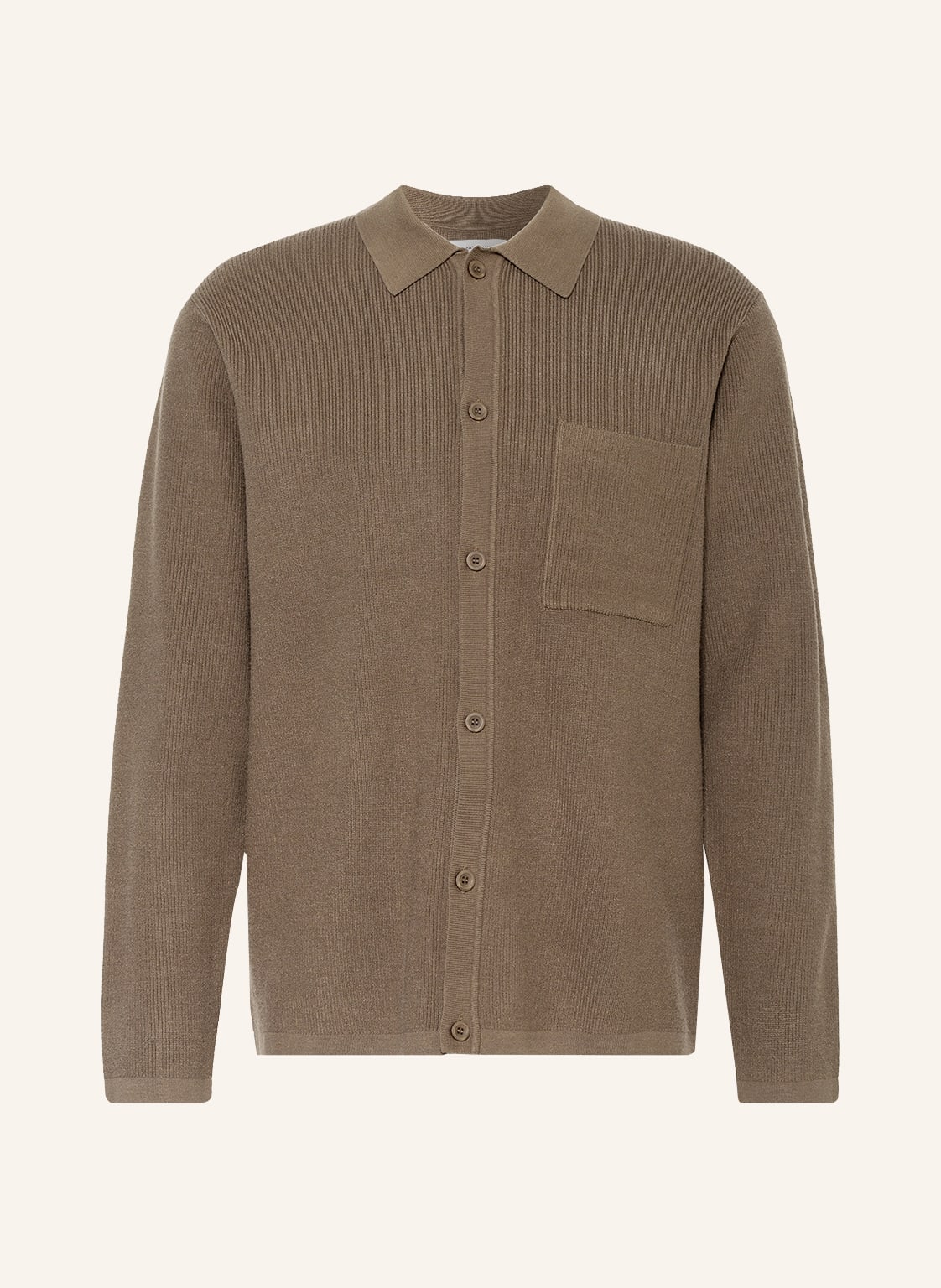 Image of Samsøe Samsøe Strickjacke Jonny gruen