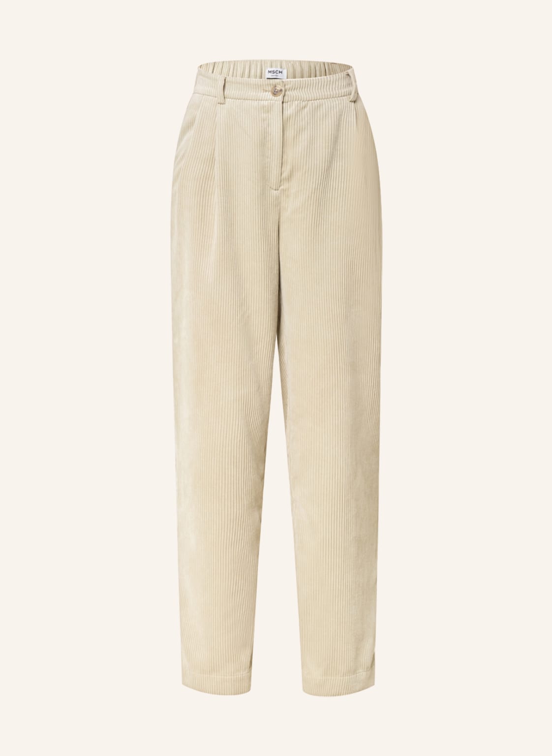 Image of Moss Copenhagen Cordhose Ilivia Jeppi beige