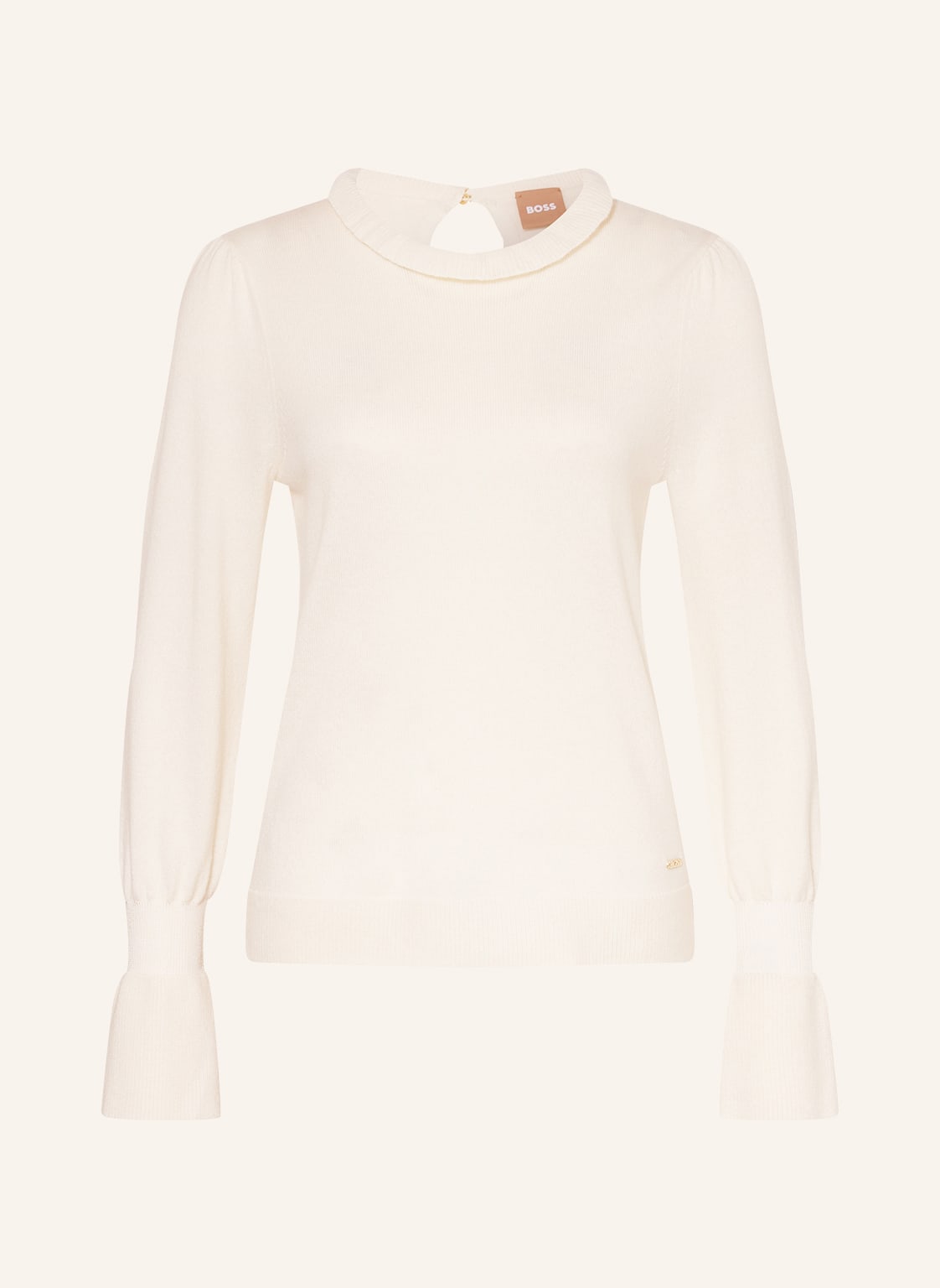 Image of Boss Pullover Feysia weiss