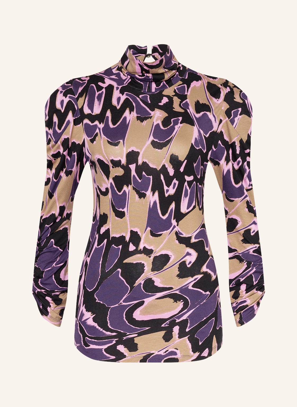 Image of Boss Rollkragenshirt Esandrias beige