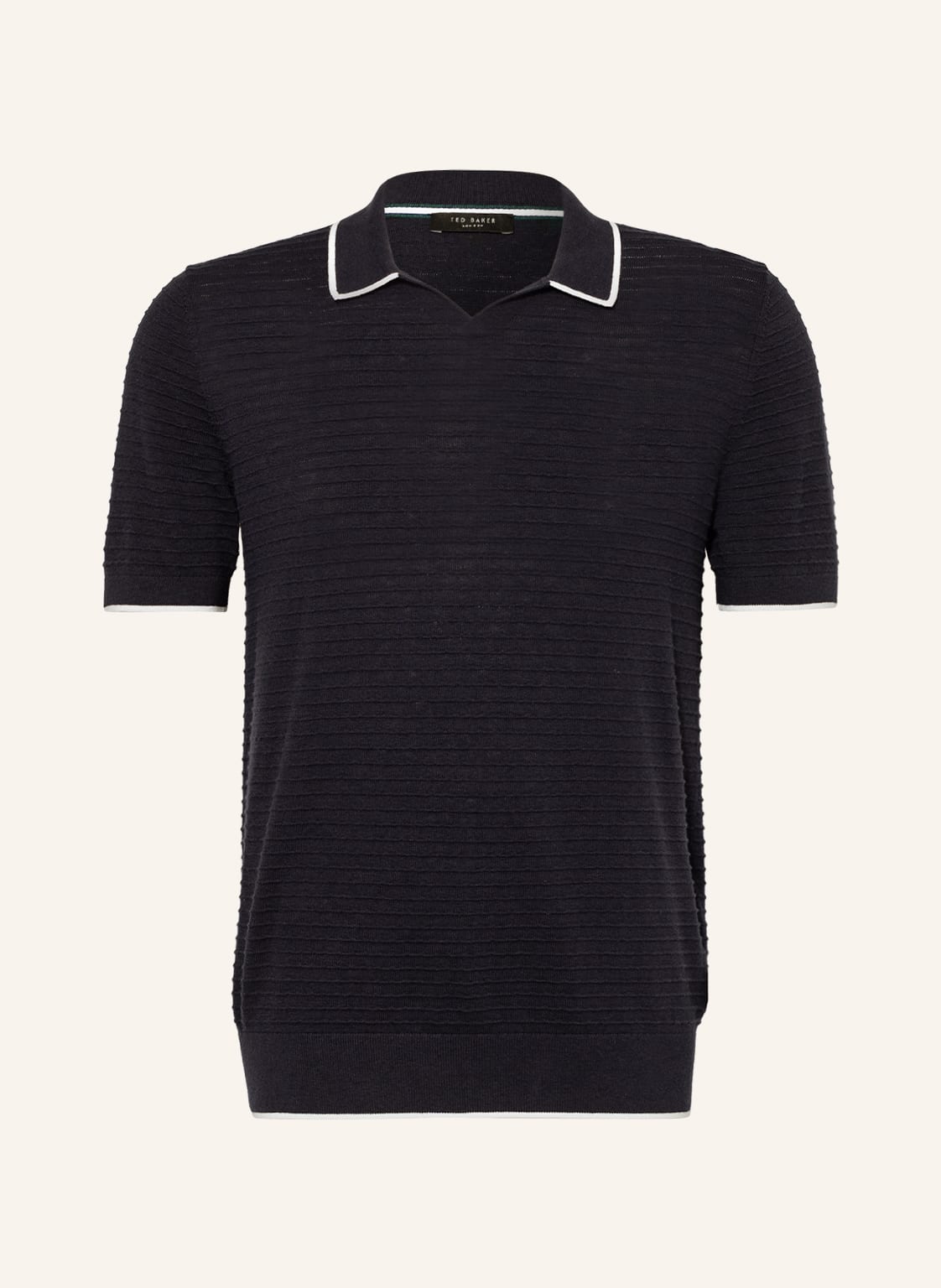 Image of Ted Baker Jersey-Poloshirt Durdle blau