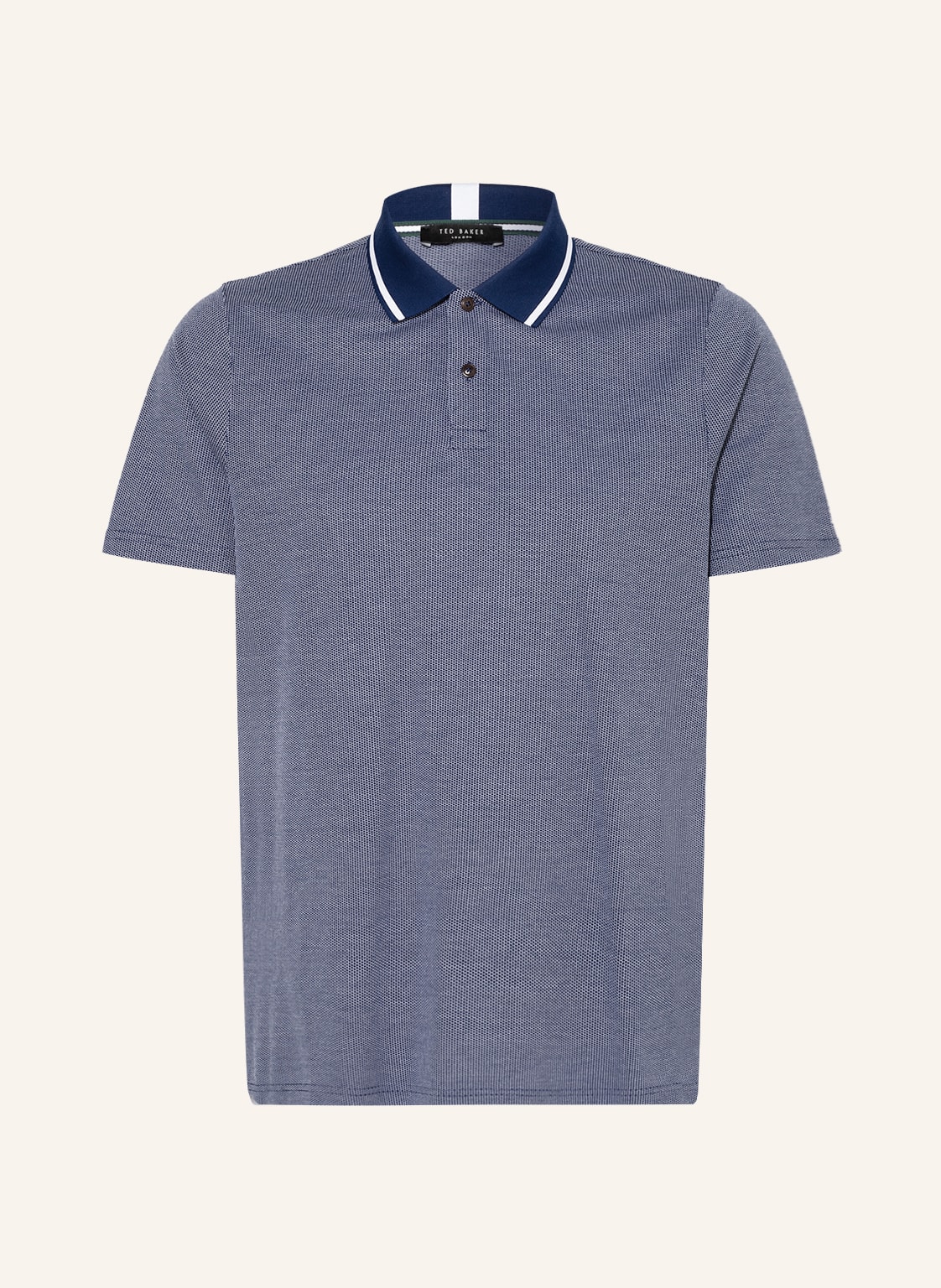Image of Ted Baker Piqué-Poloshirt Arts blau