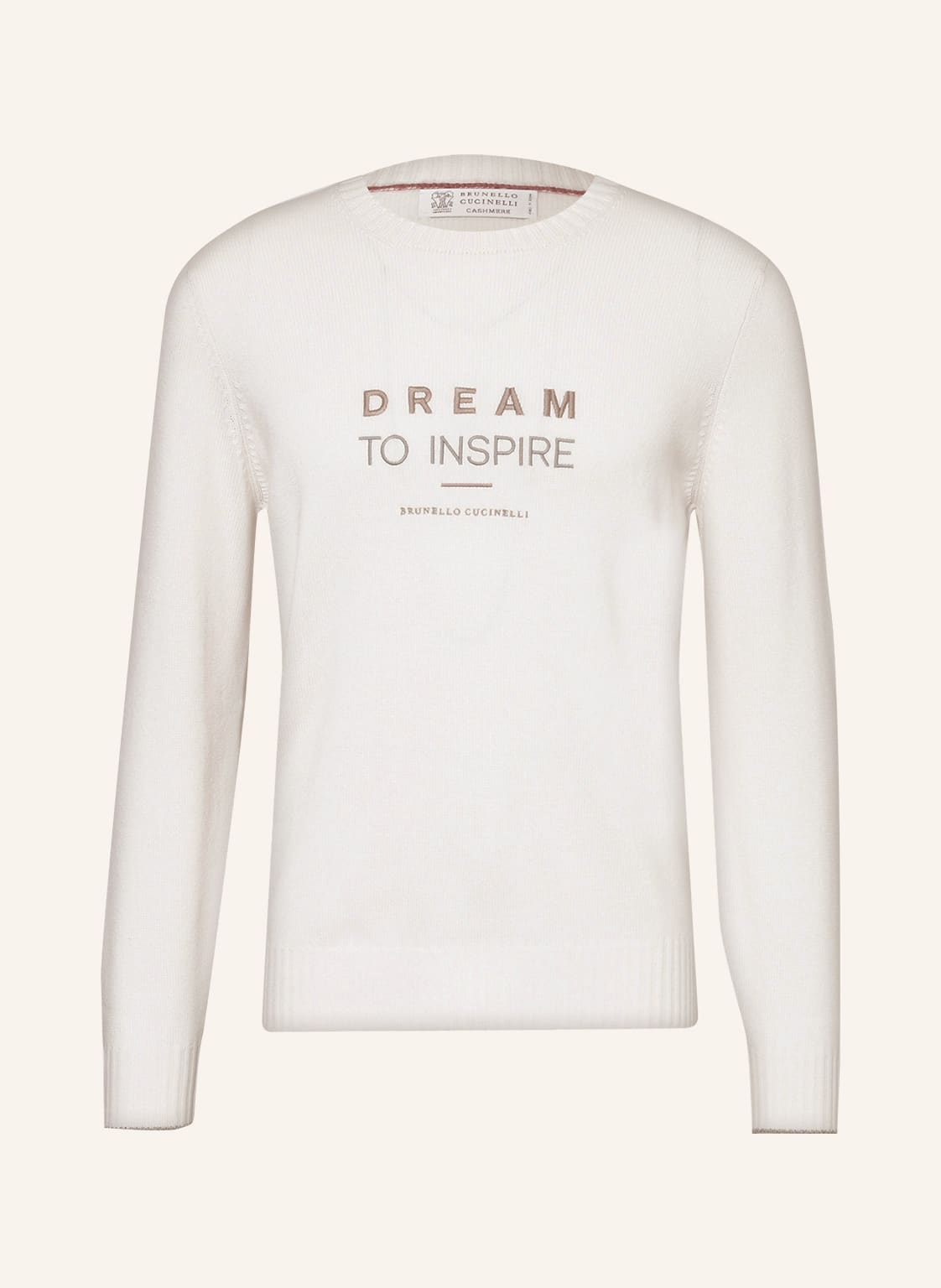 Image of Brunello Cucinelli Cashmere-Pullover weiss