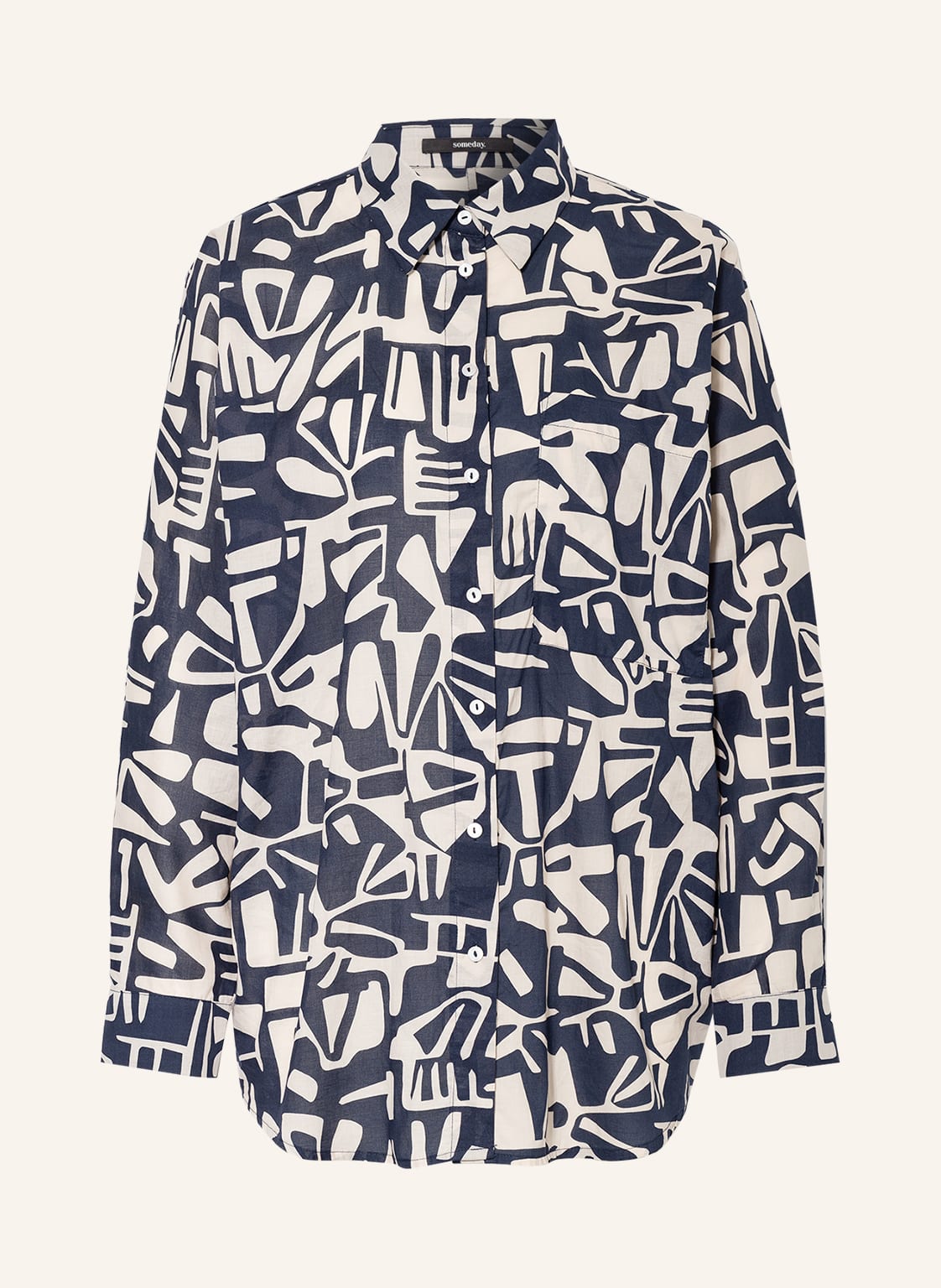 Image of Someday Hemdbluse Zarine blau