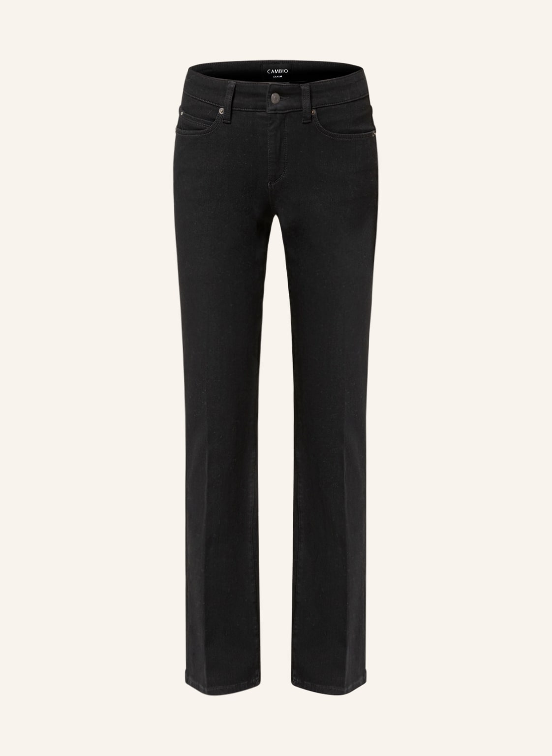 Image of Cambio Flared Jeans Paris schwarz