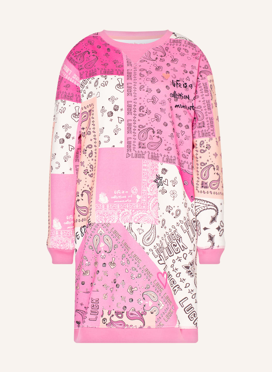 Image of Frogbox Sweatkleid pink
