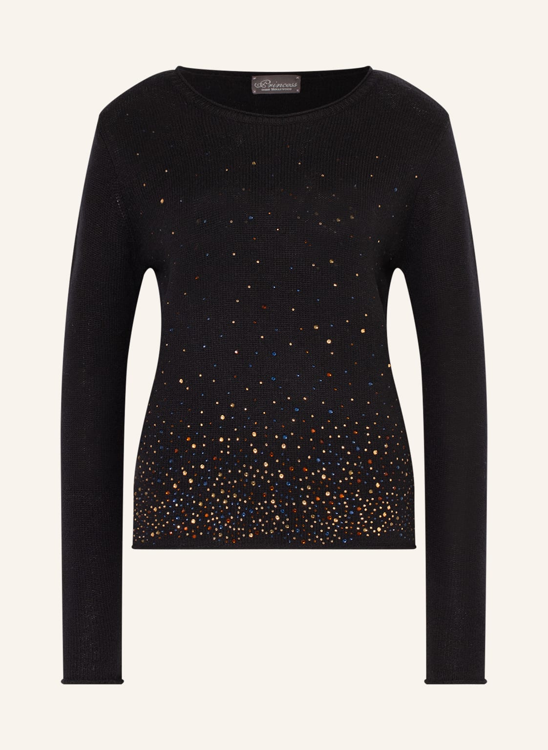 Image of Princess Goes Hollywood Pullover Mit Schmucksteinen schwarz