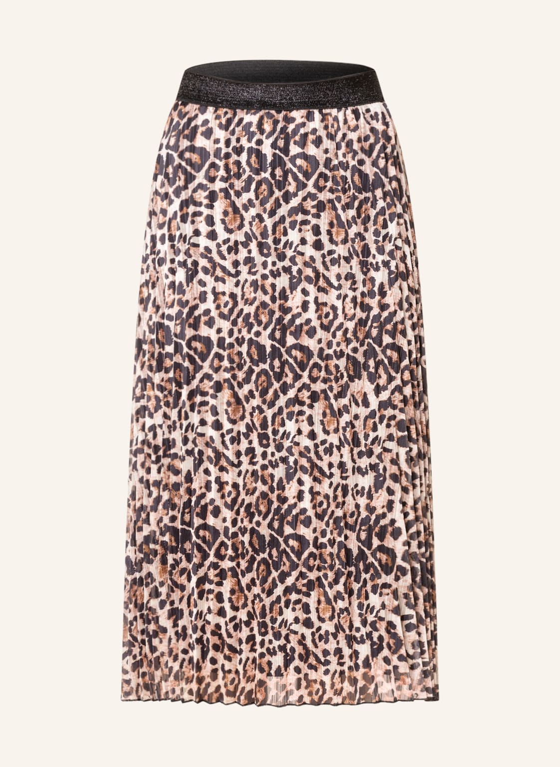 Image of Princess Goes Hollywood Plisseerock Mit Glitzergarn braun