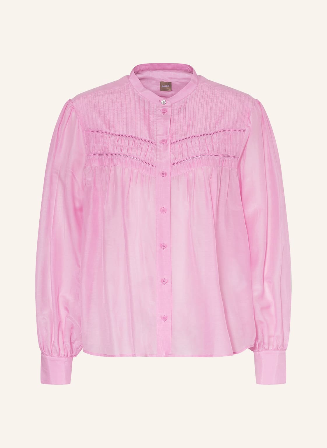 Image of Boss Bluse Bonjour Mit Seide rosa