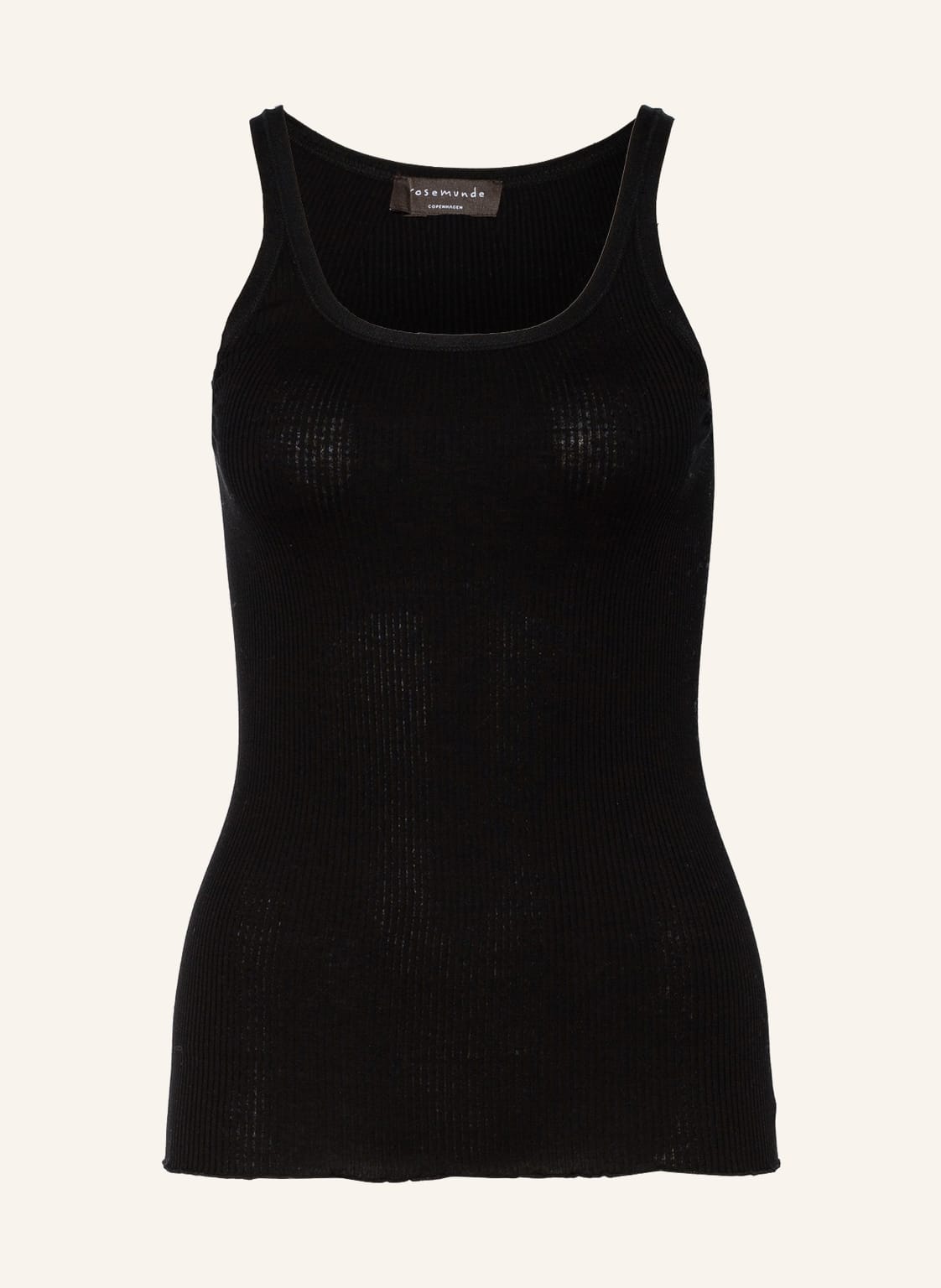 Image of Rosemunde Seidentop Belle schwarz