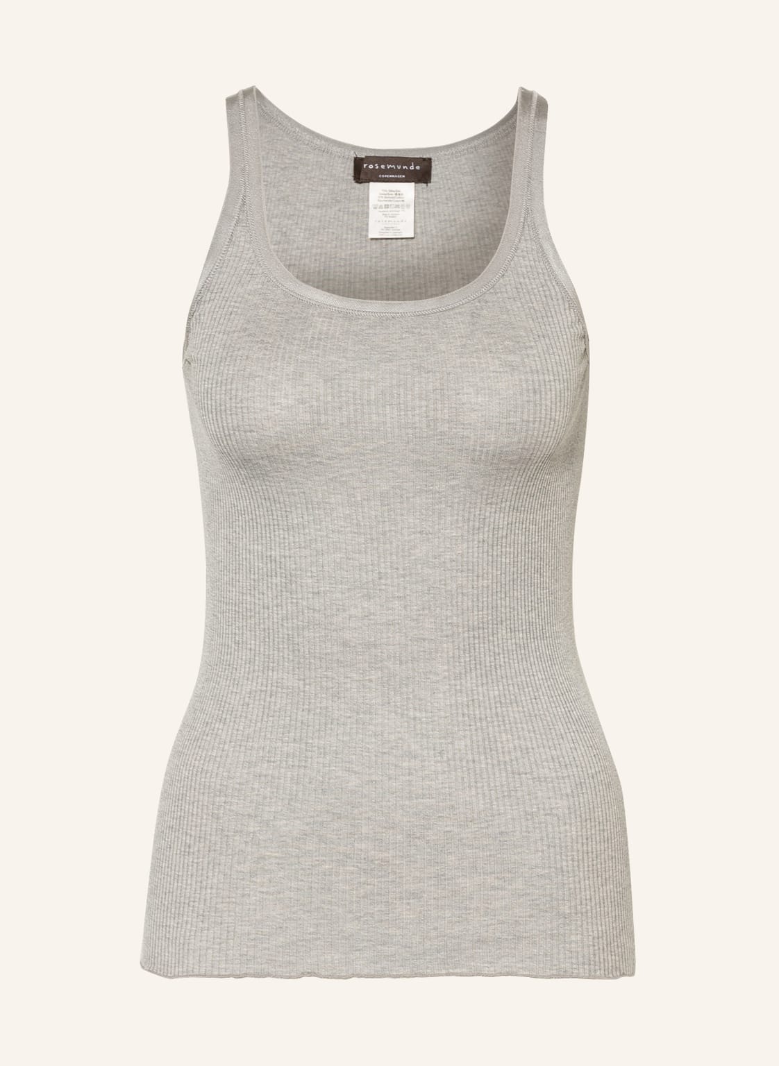 Image of Rosemunde Seidentop Belle grau