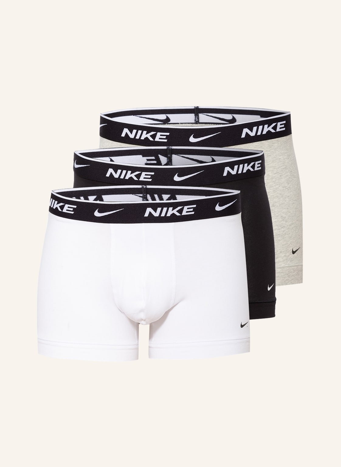 Image of Nike 3er-Pack Boxershorts Everyday weiss