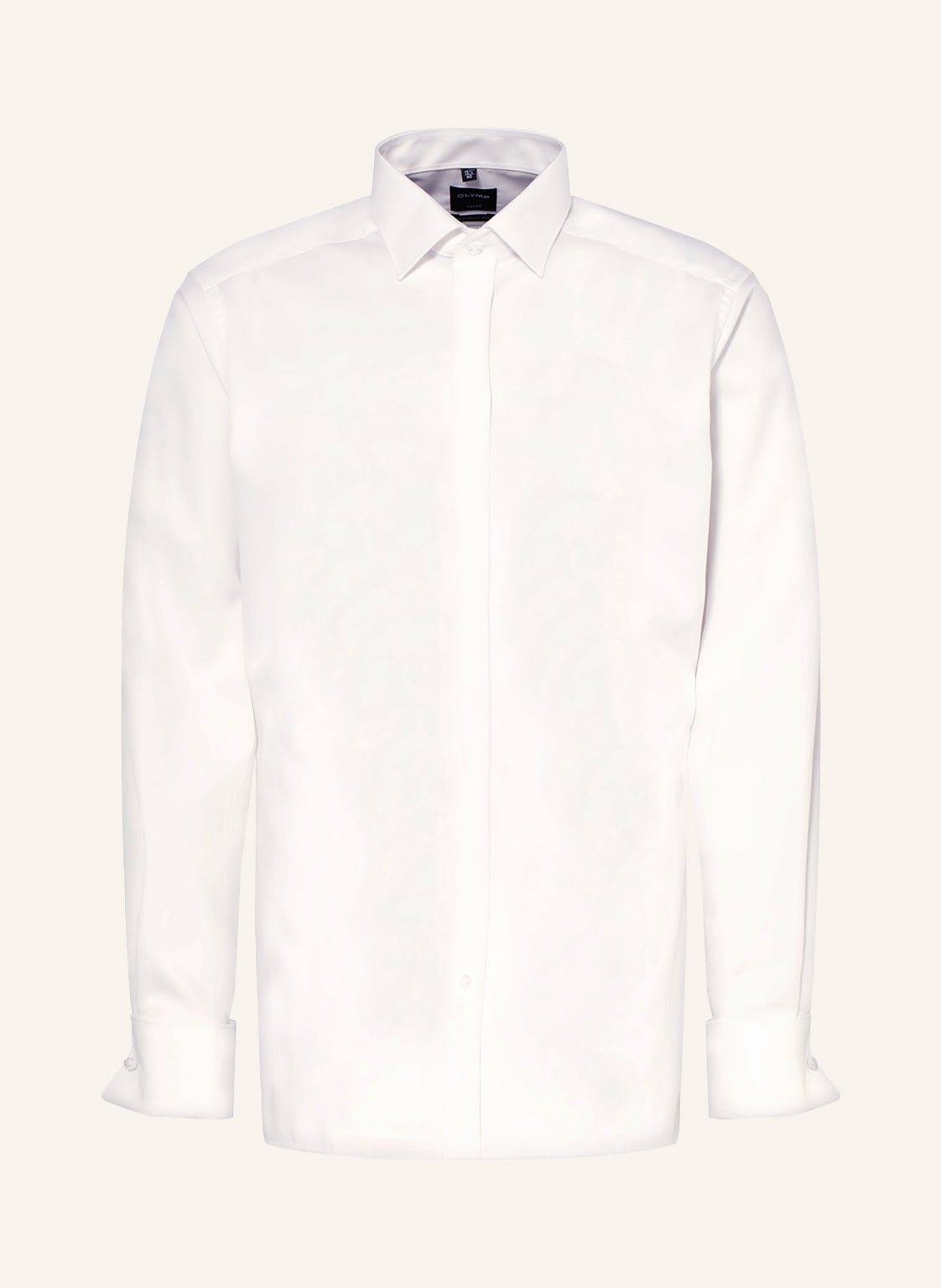 Image of Olymp Smoking-Hemd Luxor Modern Fit Mit Umschlagmanschette beige