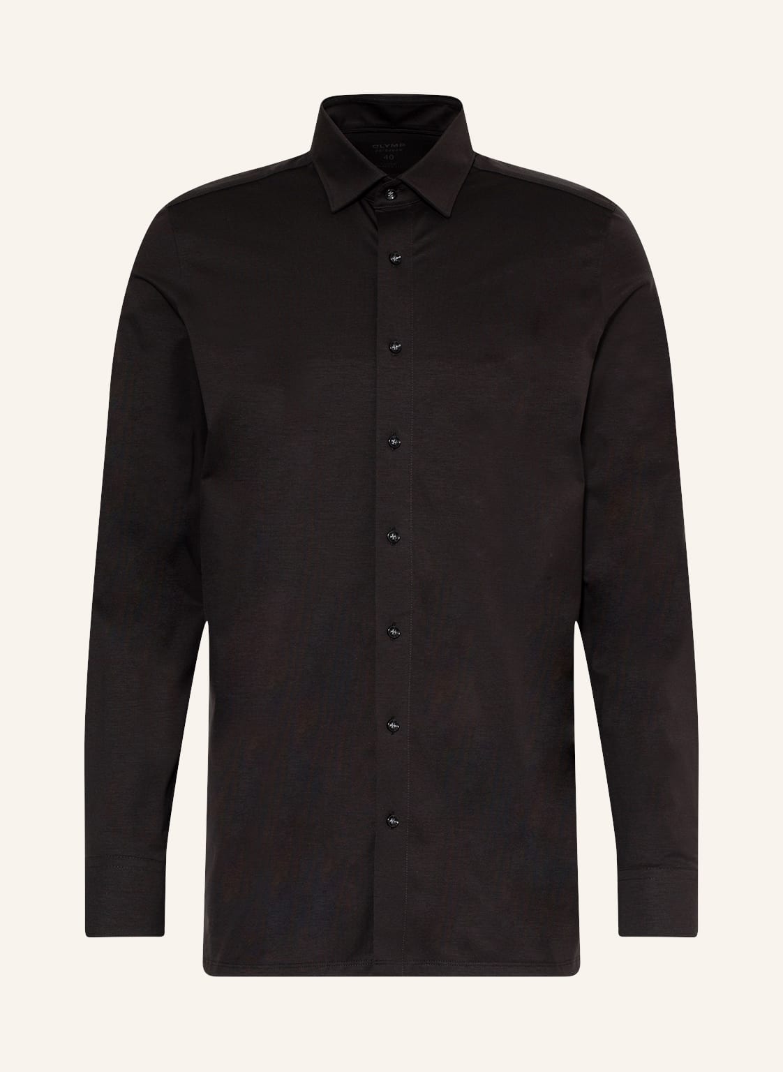 Image of Olymp Jerseyhemd Luxor 24/Seven Modern Fit schwarz