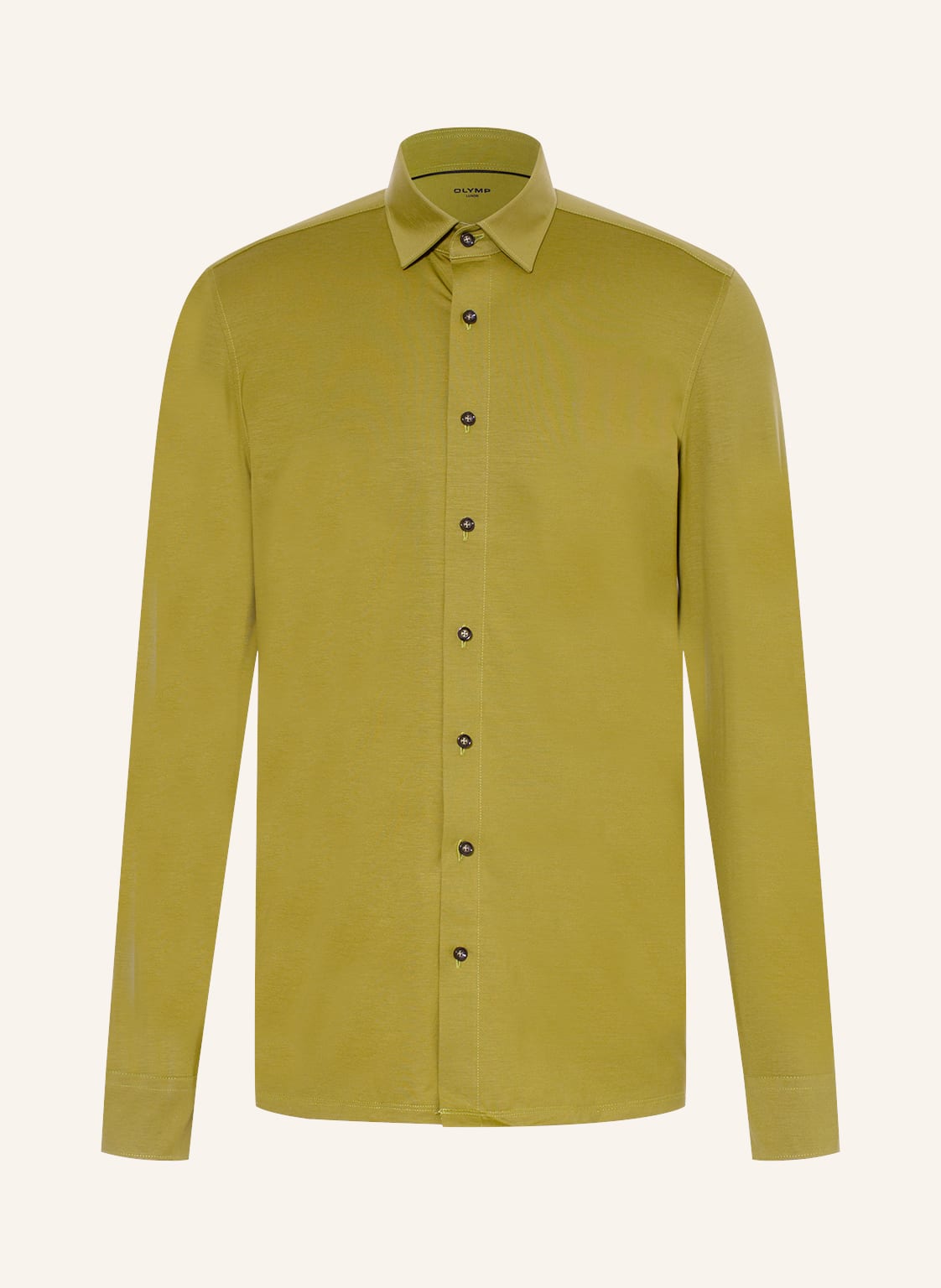 Image of Olymp Jerseyhemd Luxor 24/Seven Modern Fit gruen