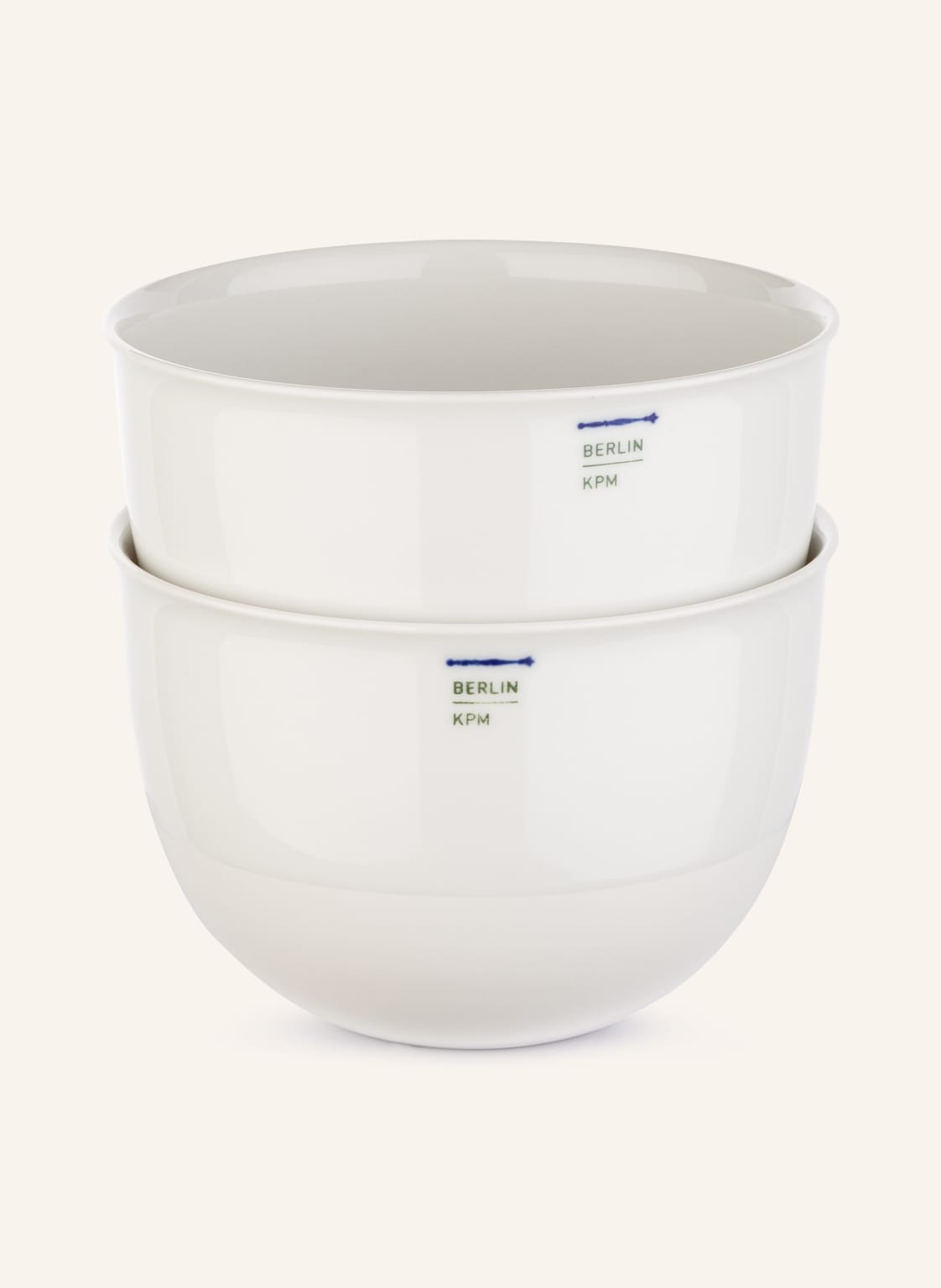 Image of Kpm 2er-Set Becher No. 2b Lab blau