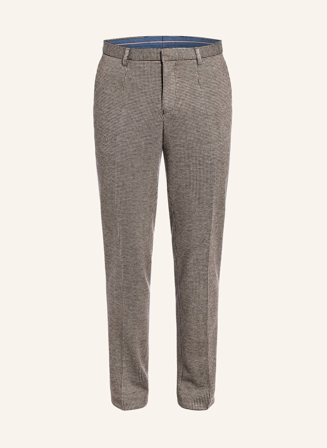 Image of Paul Anzughose Slim Fit Aus Jersey beige