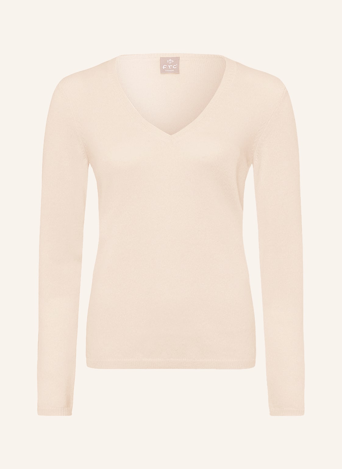 Image of Ftc Cashmere Cashmere-Pullover beige