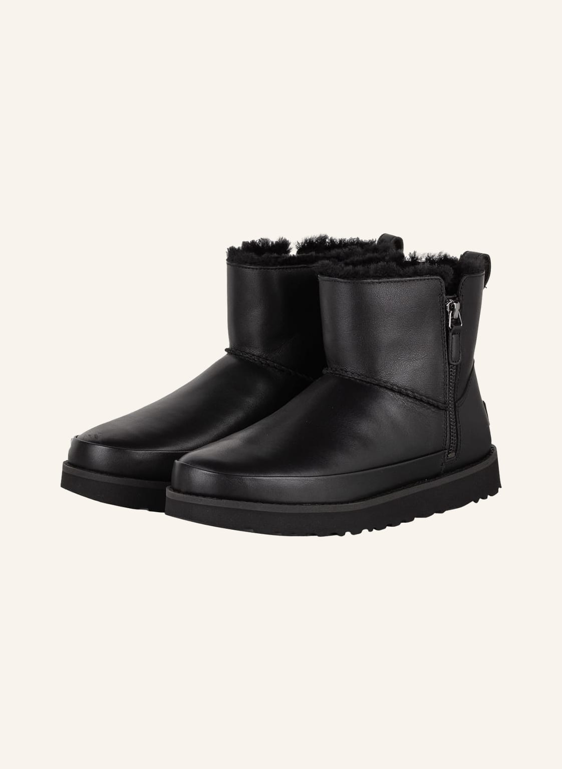 Image of Ugg Boots Classic Zip Mini schwarz