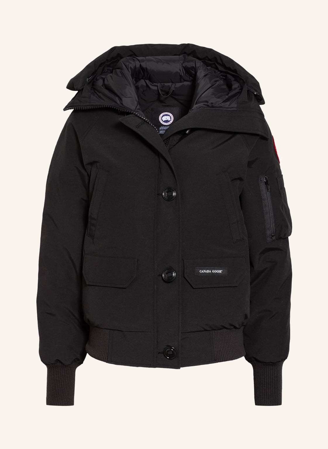 Image of Canada Goose Daunenjacke Chilliwack Bomber schwarz