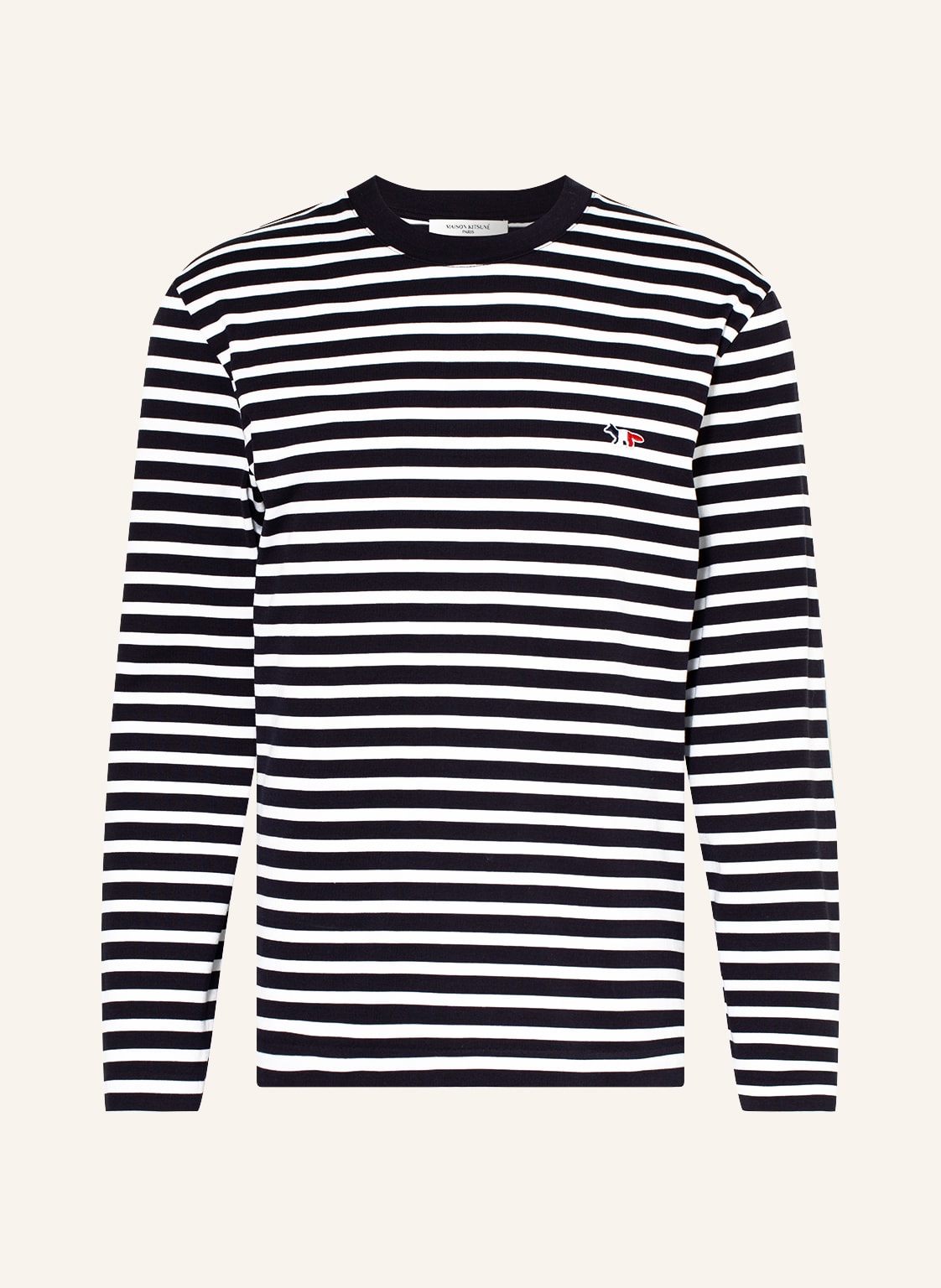 Image of Maison Kitsuné Longsleeve blau