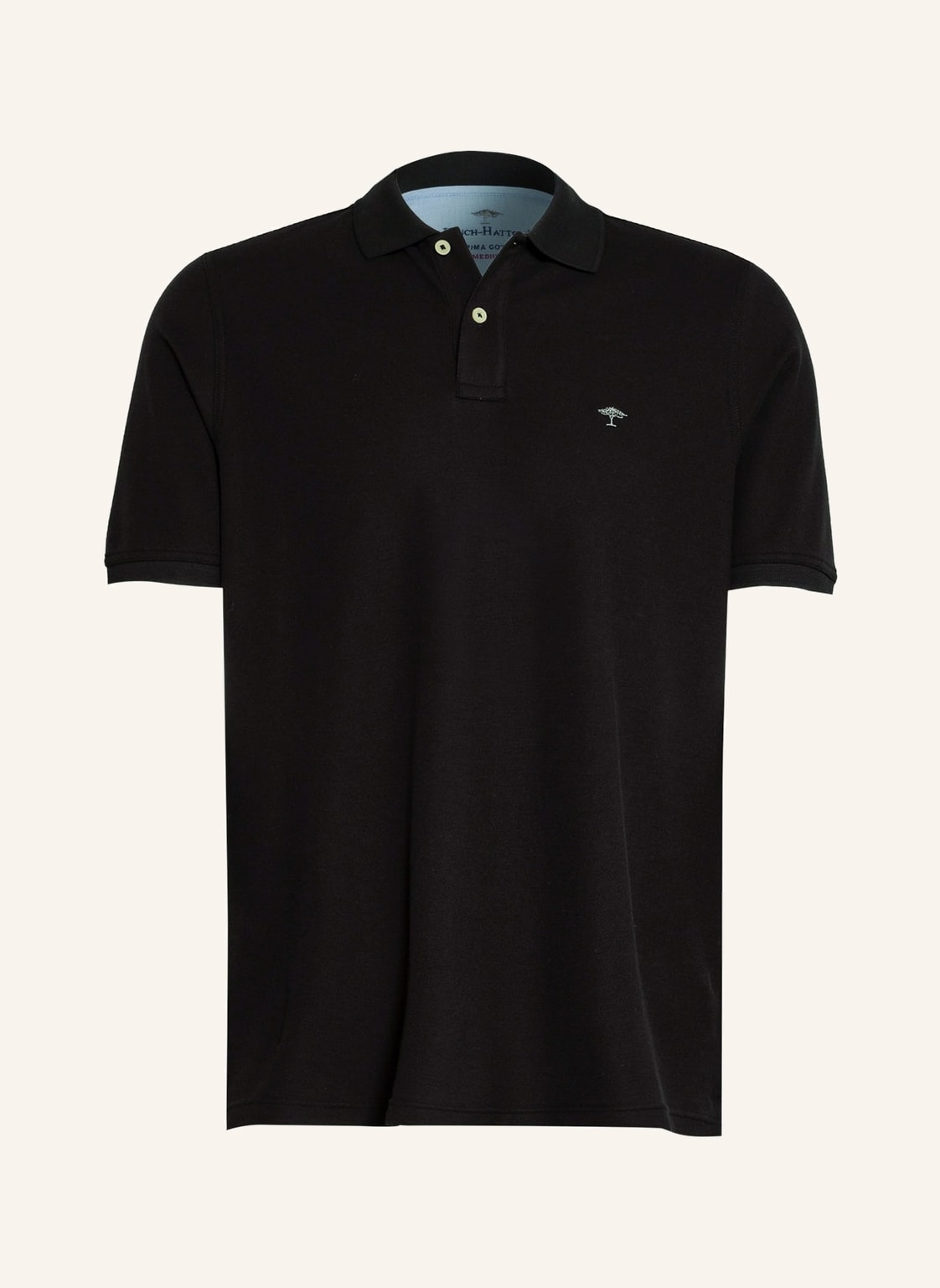 Image of Fynch-Hatton Piqué-Poloshirt schwarz