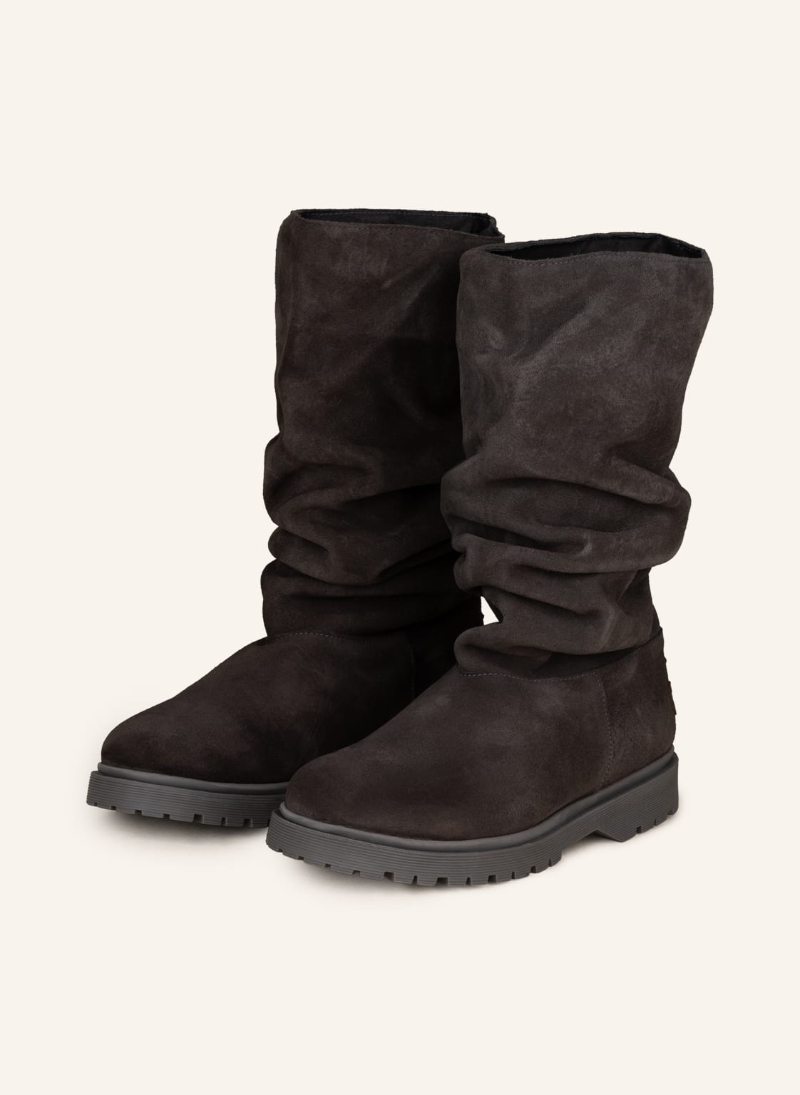 Image of Cha Stiefel Baggy Tall grau