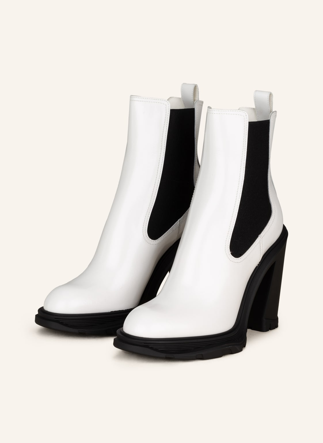 Image of Alexander Mcqueen Chelsea-Boots beige