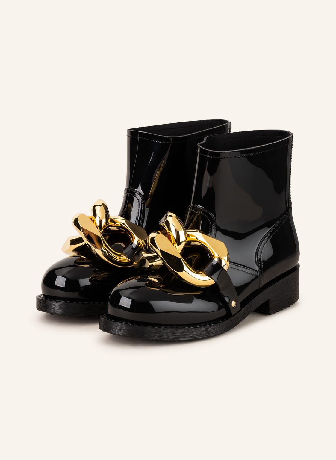 Image of Jw Anderson Gummi-Boots Chain schwarz