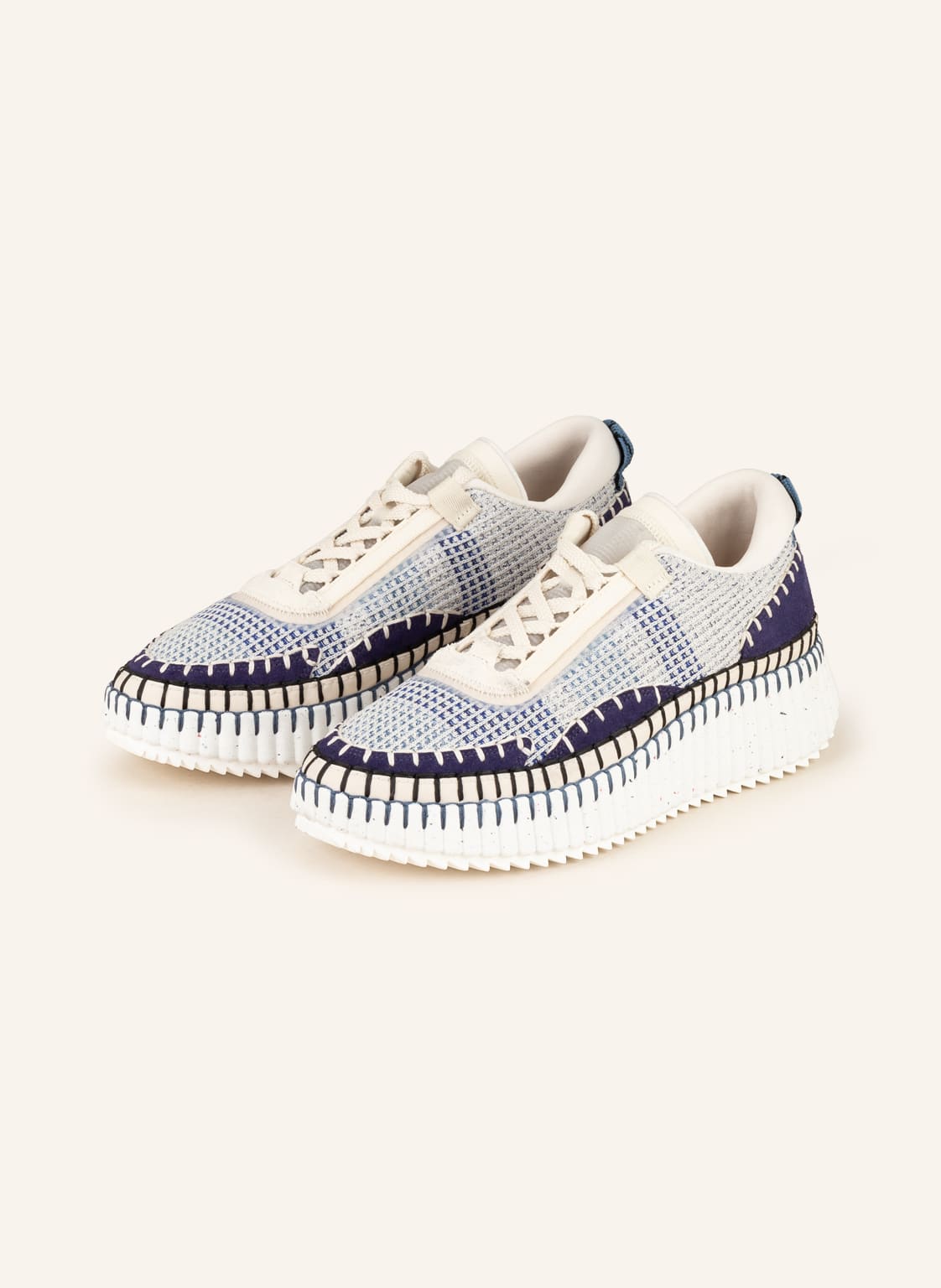 Image of Chloé Sneaker Nama blau