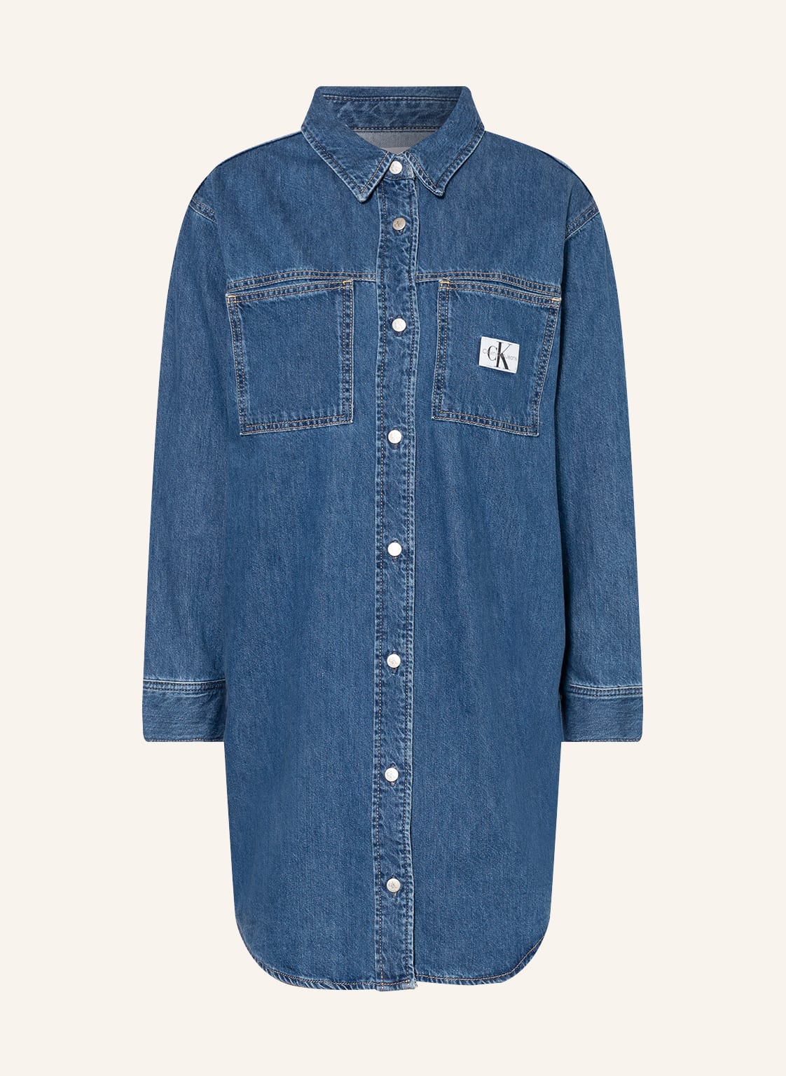 Image of Calvin Klein Jeans Jeans-Overshirt blau