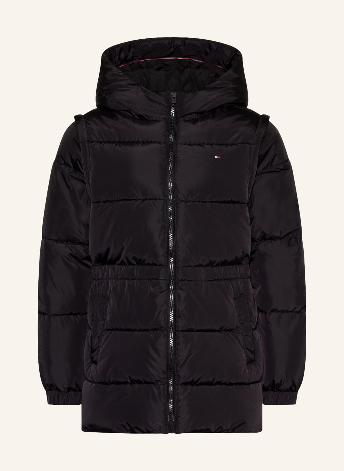 Image of Tommy Hilfiger Steppjacke Mit Abnehmbaren Ärmeln schwarz