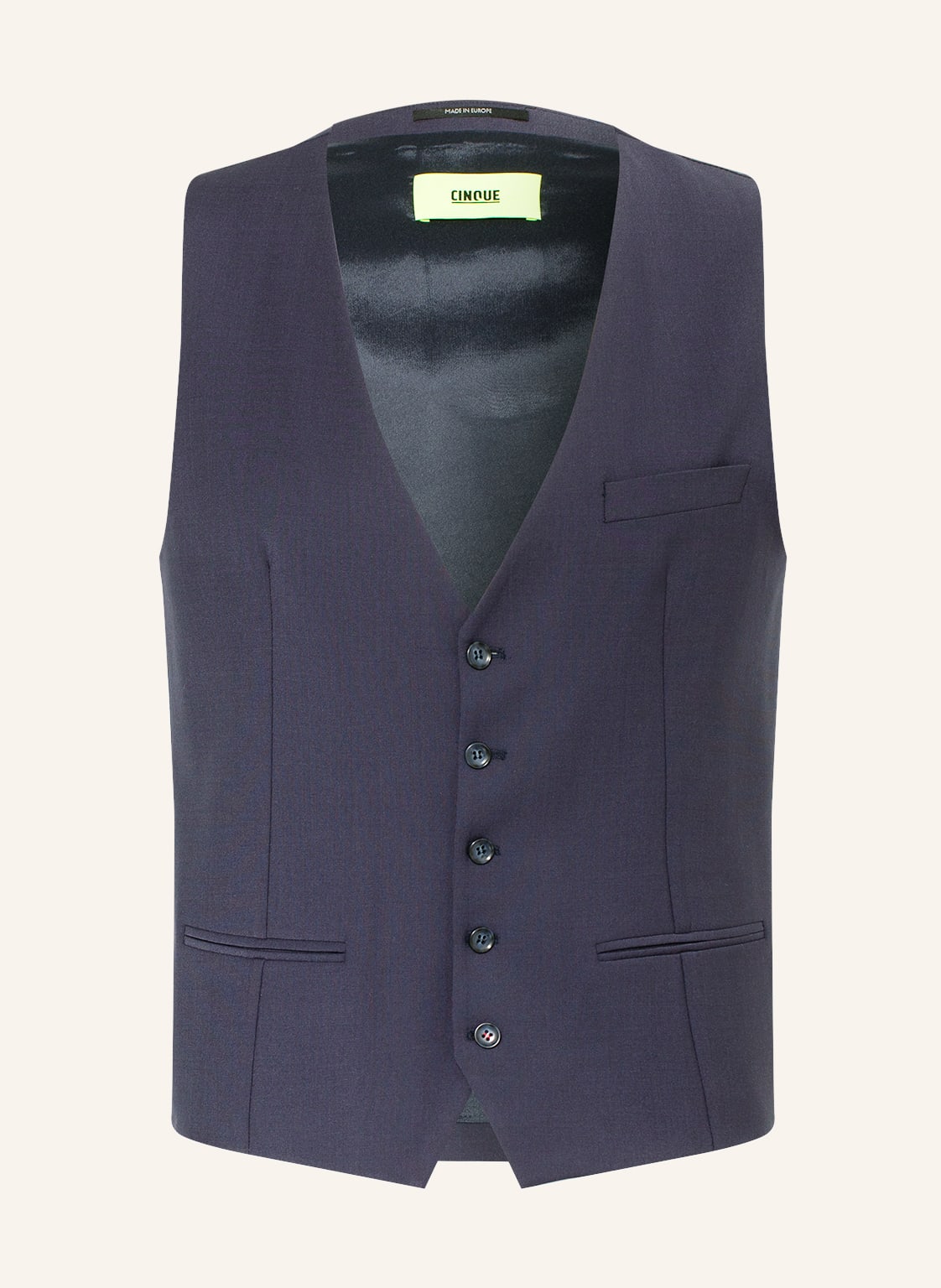 Image of Cinque Anzugweste Cicastello Slim Fit blau