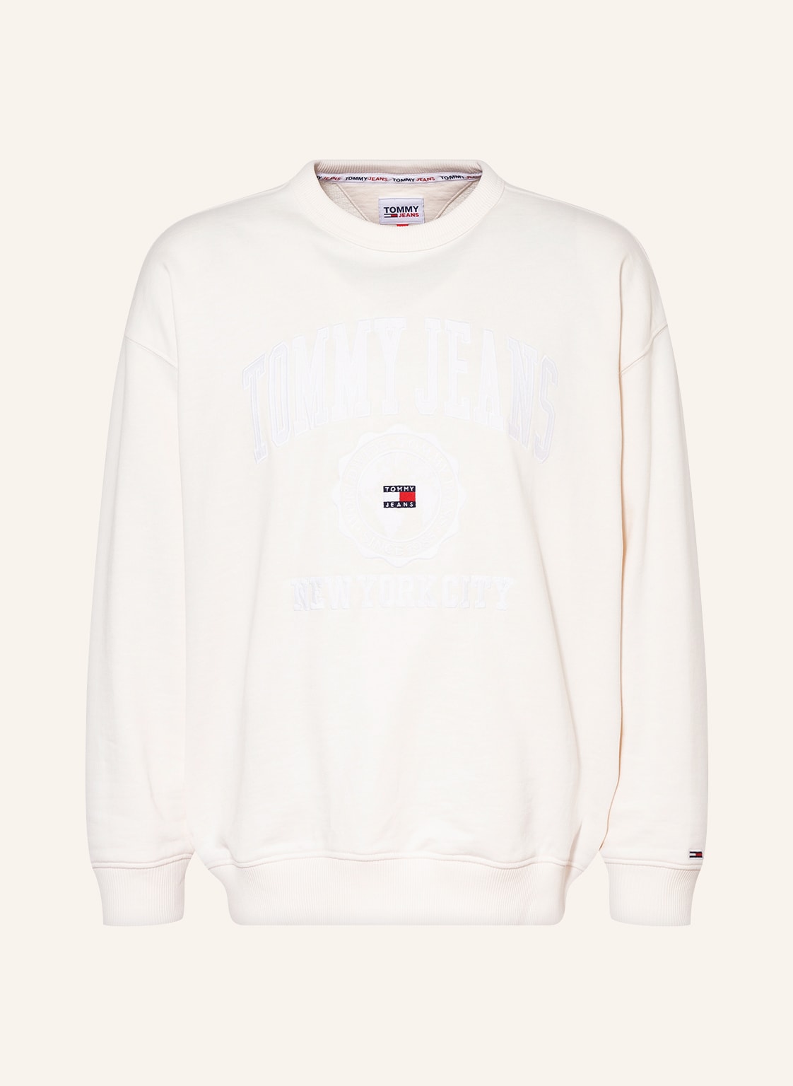 Image of Tommy Jeans Sweatshirt weiss
