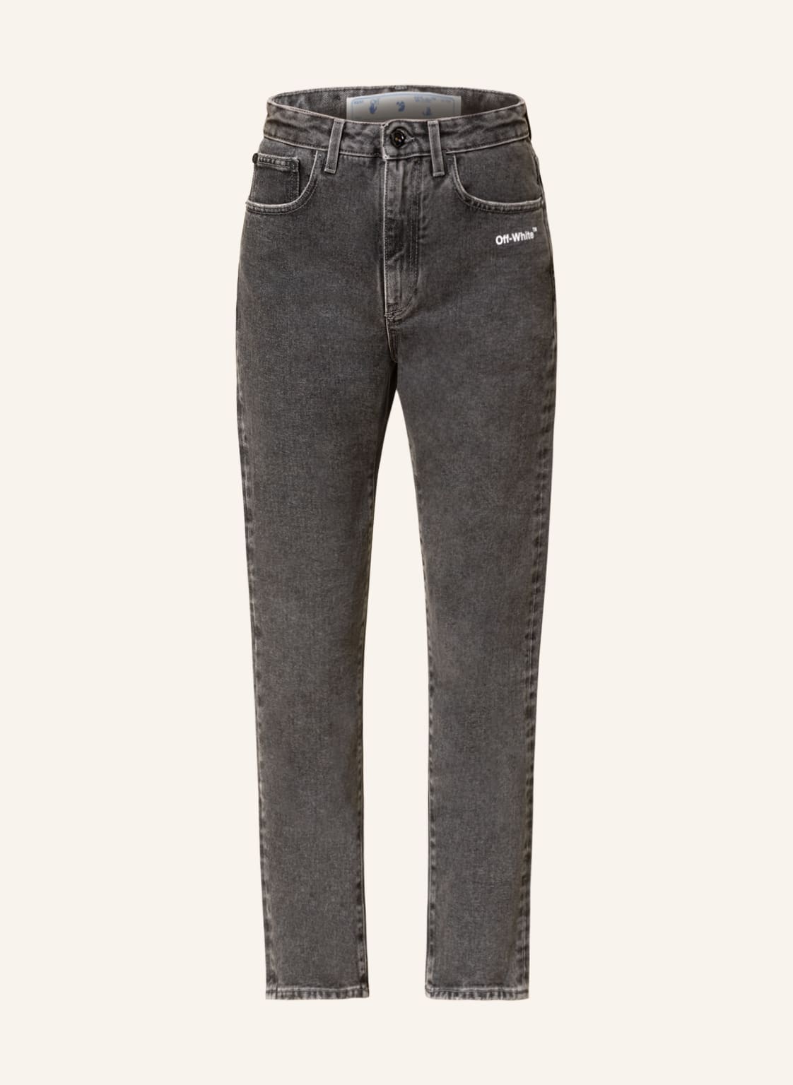Image of Off-White Straight Jeans grau