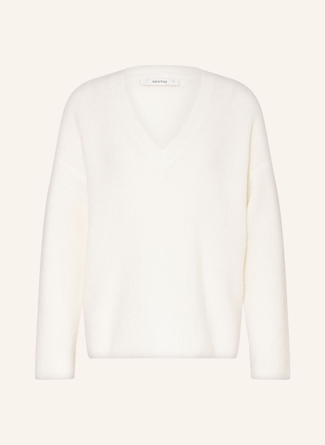 Image of Gestuz Pullover Alphagz Mit Alpaka weiss