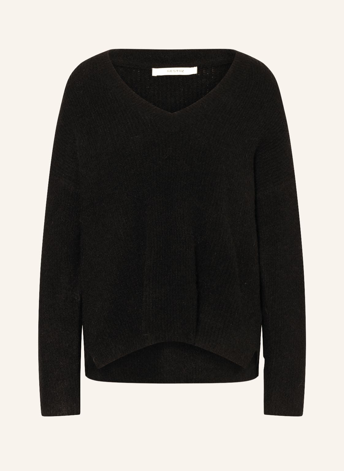 Image of Gestuz Pullover Alphagz Mit Alpaka schwarz