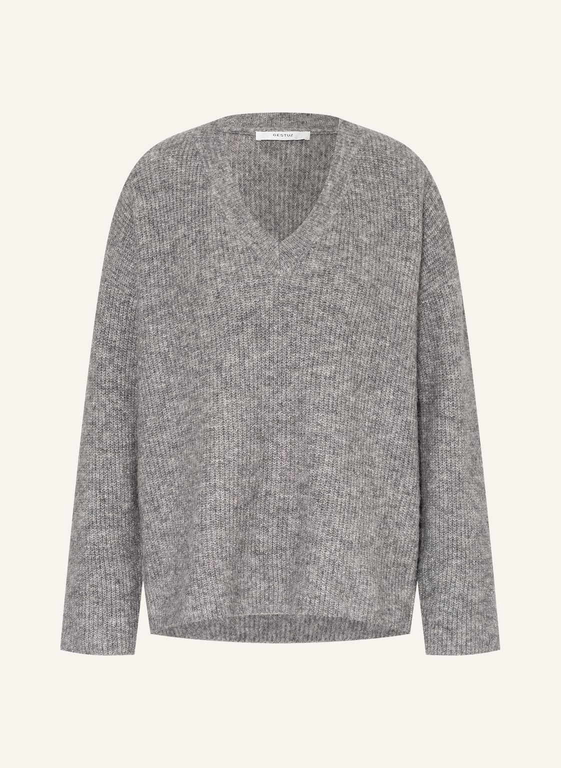 Image of Gestuz Pullover Alphagz Mit Alpaka grau